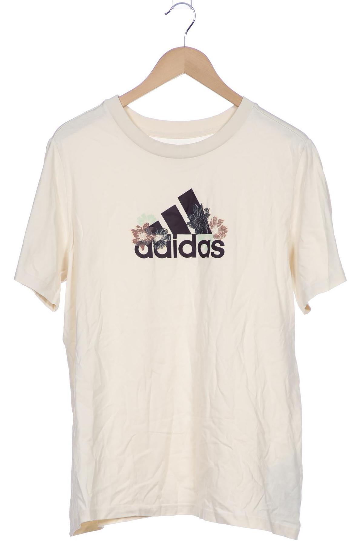 

adidas Damen T-Shirt, cremeweiß, Gr. 44