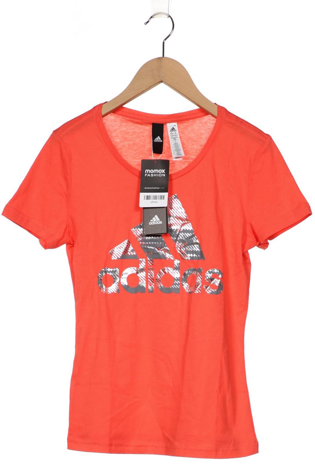 

adidas Damen T-Shirt, orange, Gr. 34