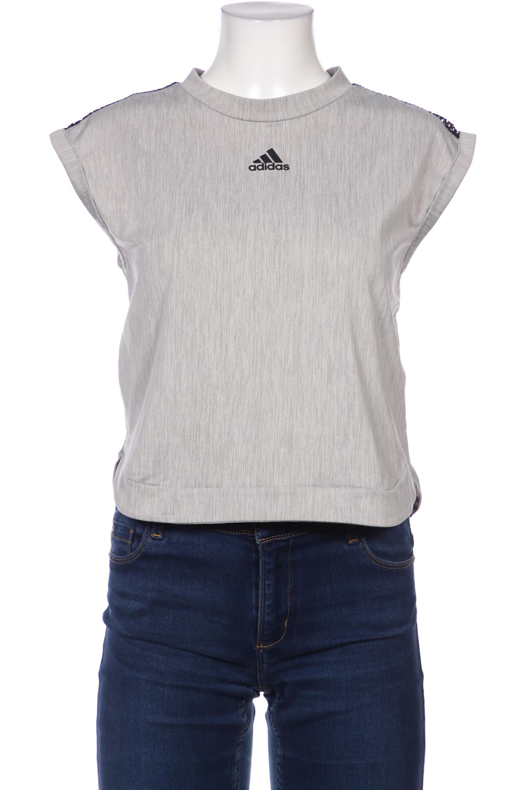 

adidas Damen T-Shirt, grau, Gr. 42