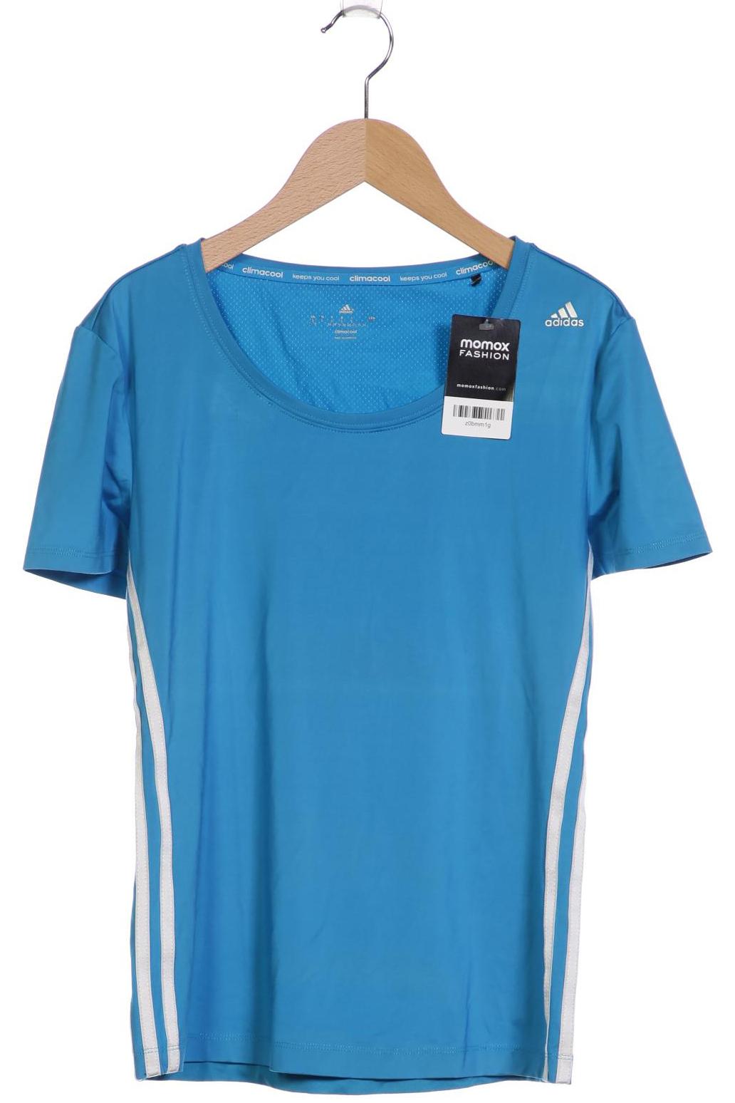 

adidas Damen T-Shirt, blau, Gr. 36
