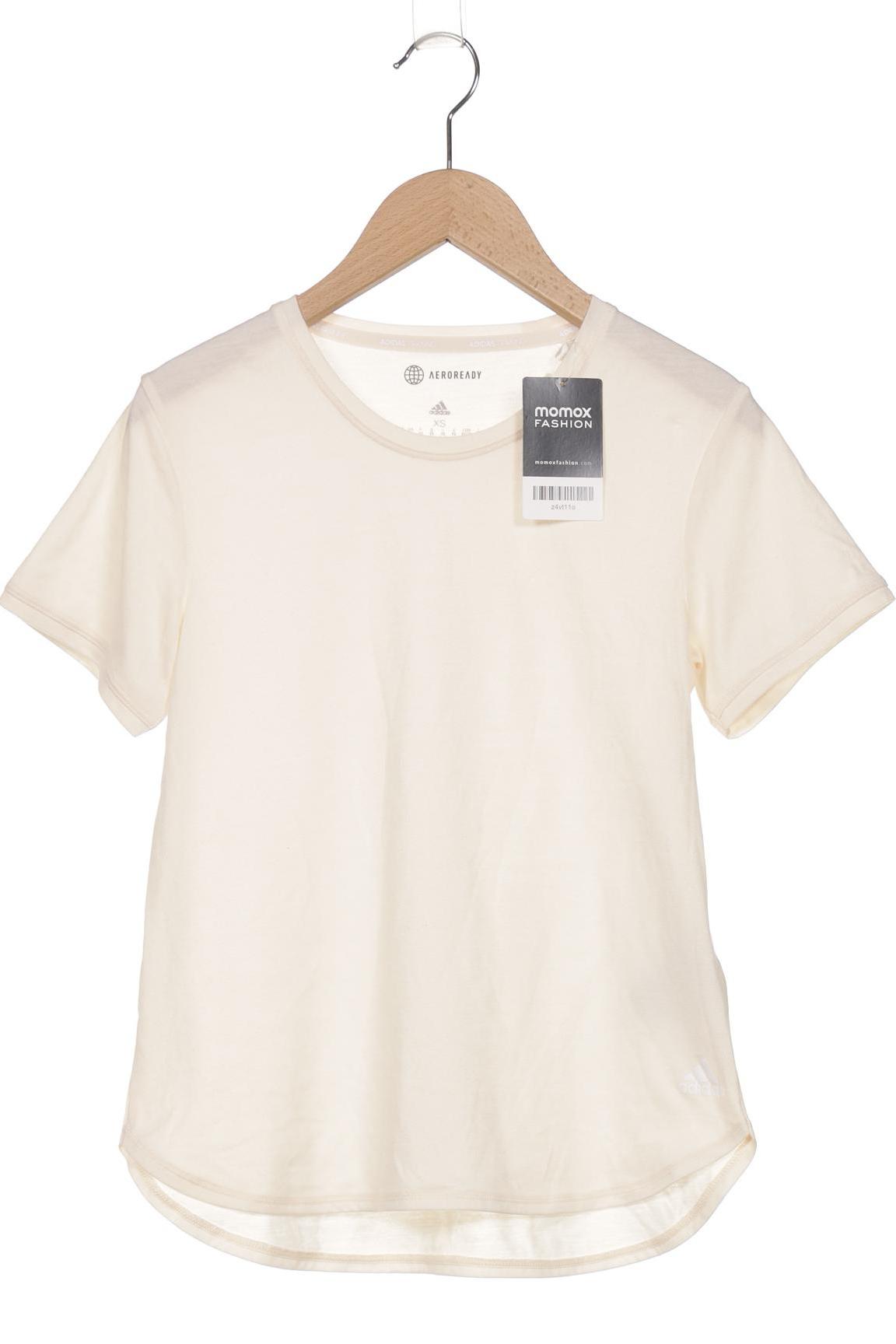 

adidas Damen T-Shirt, cremeweiß, Gr. 34