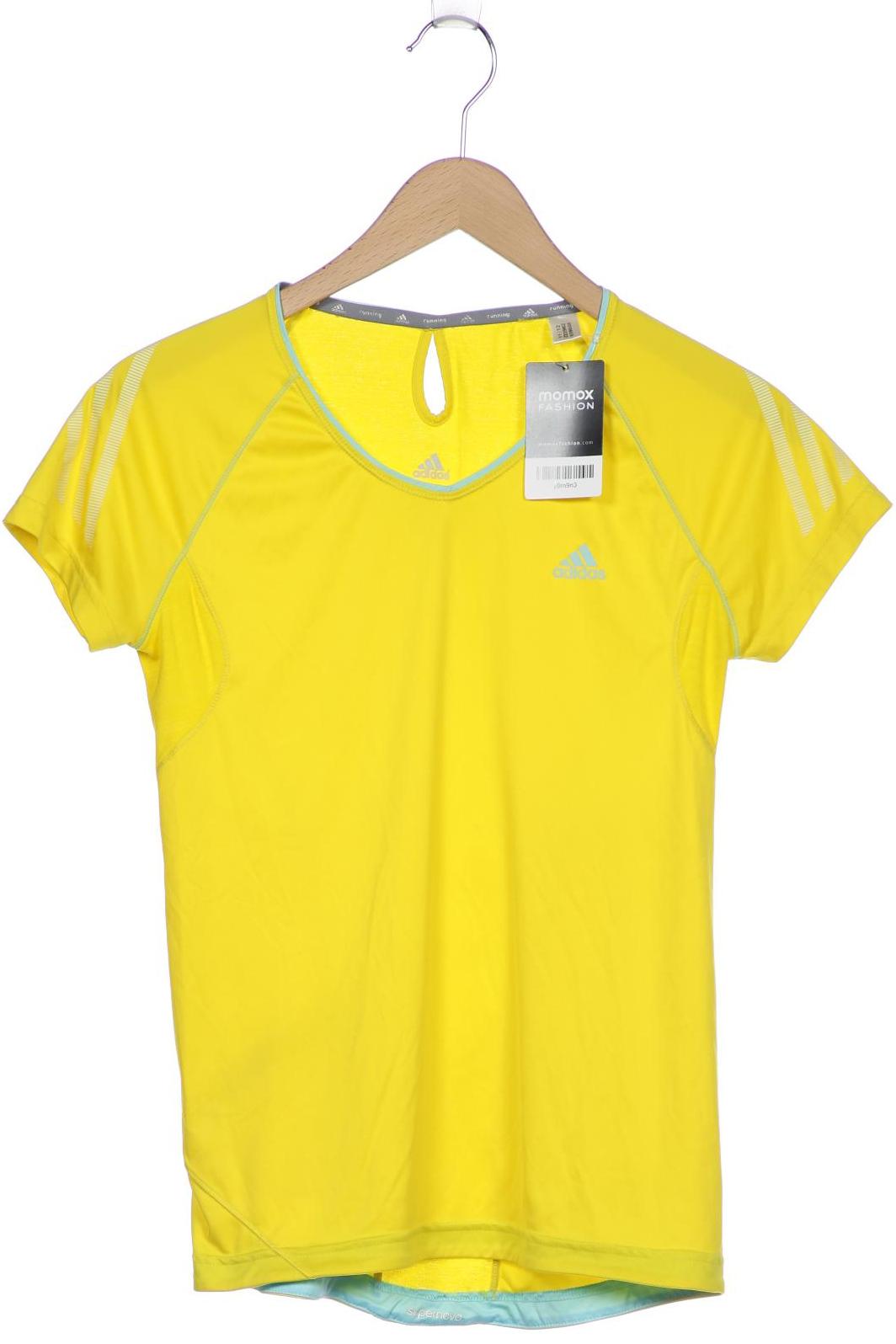 

adidas Damen T-Shirt, gelb, Gr. 36
