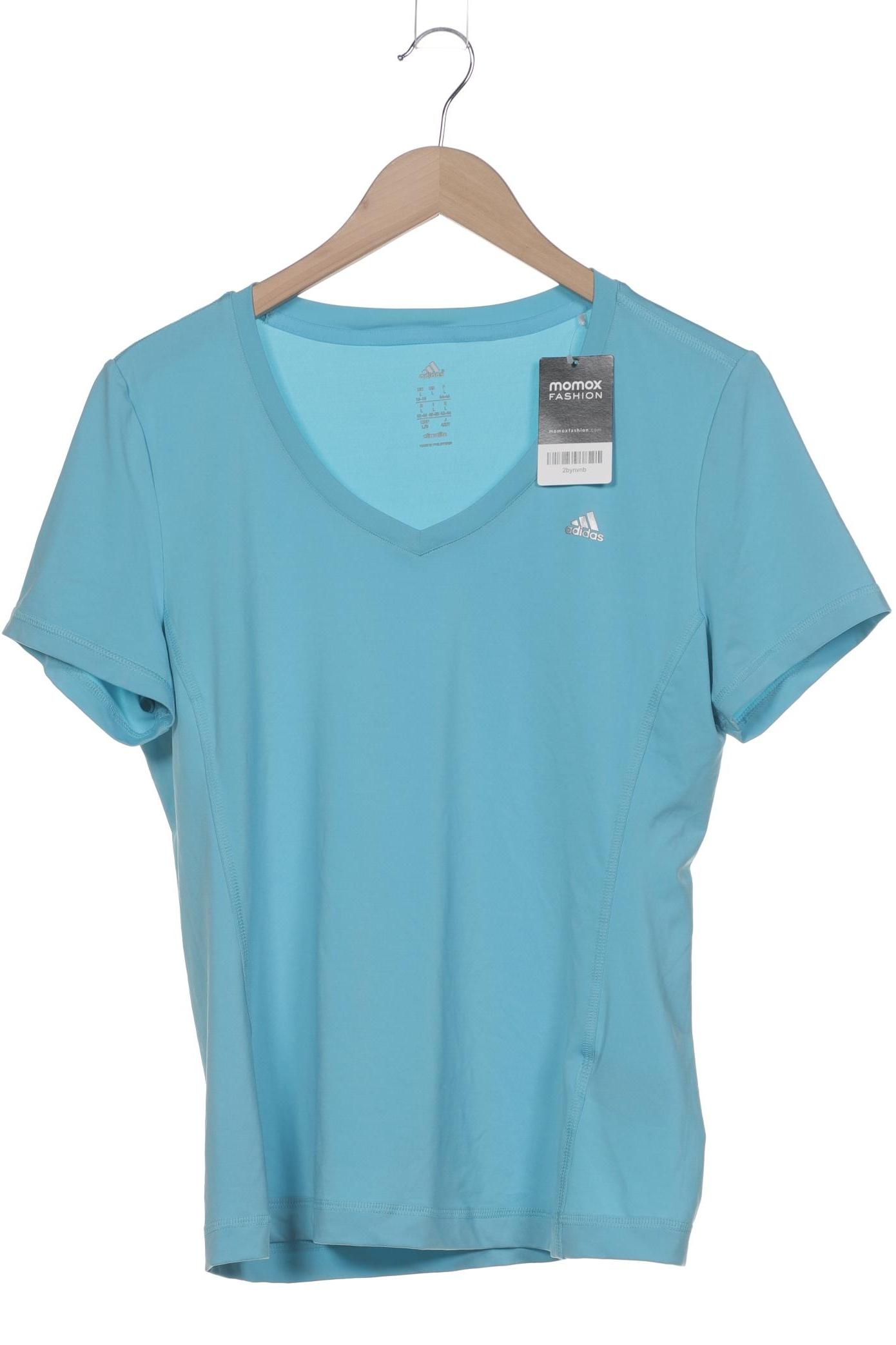 

adidas Damen T-Shirt, blau, Gr. 42
