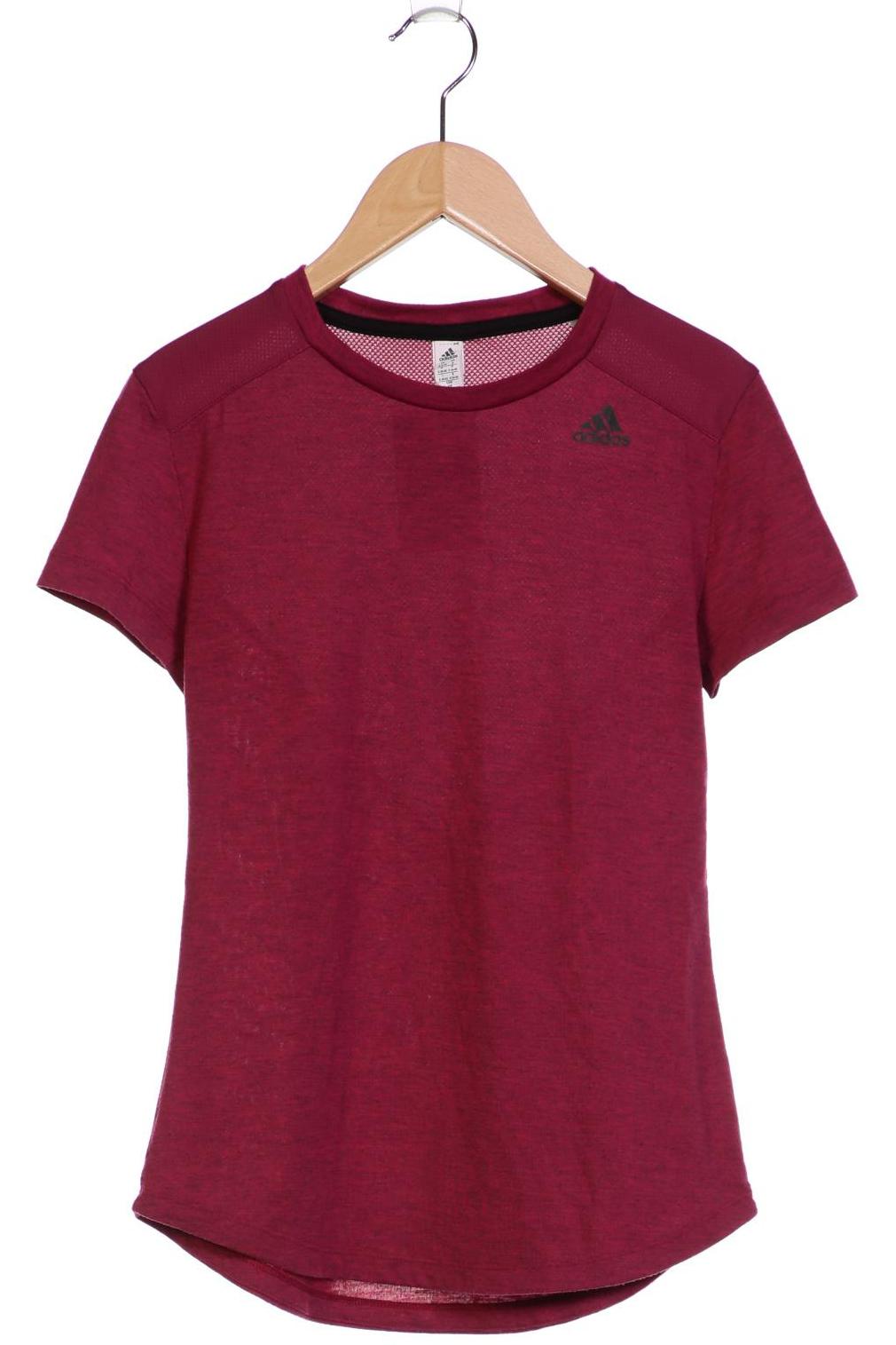 

adidas Damen T-Shirt, bordeaux, Gr. 36