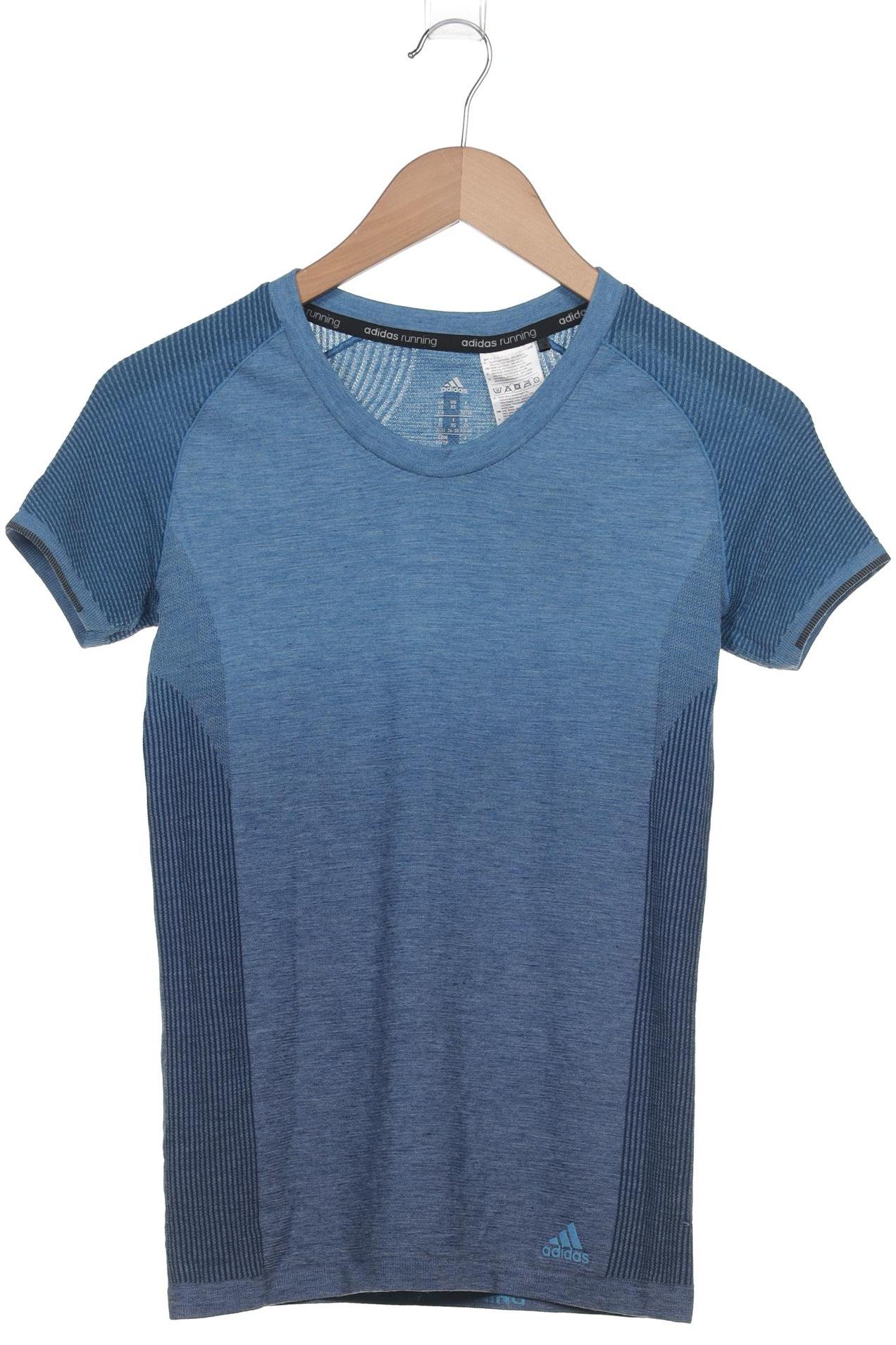 

adidas Damen T-Shirt, blau, Gr. 34