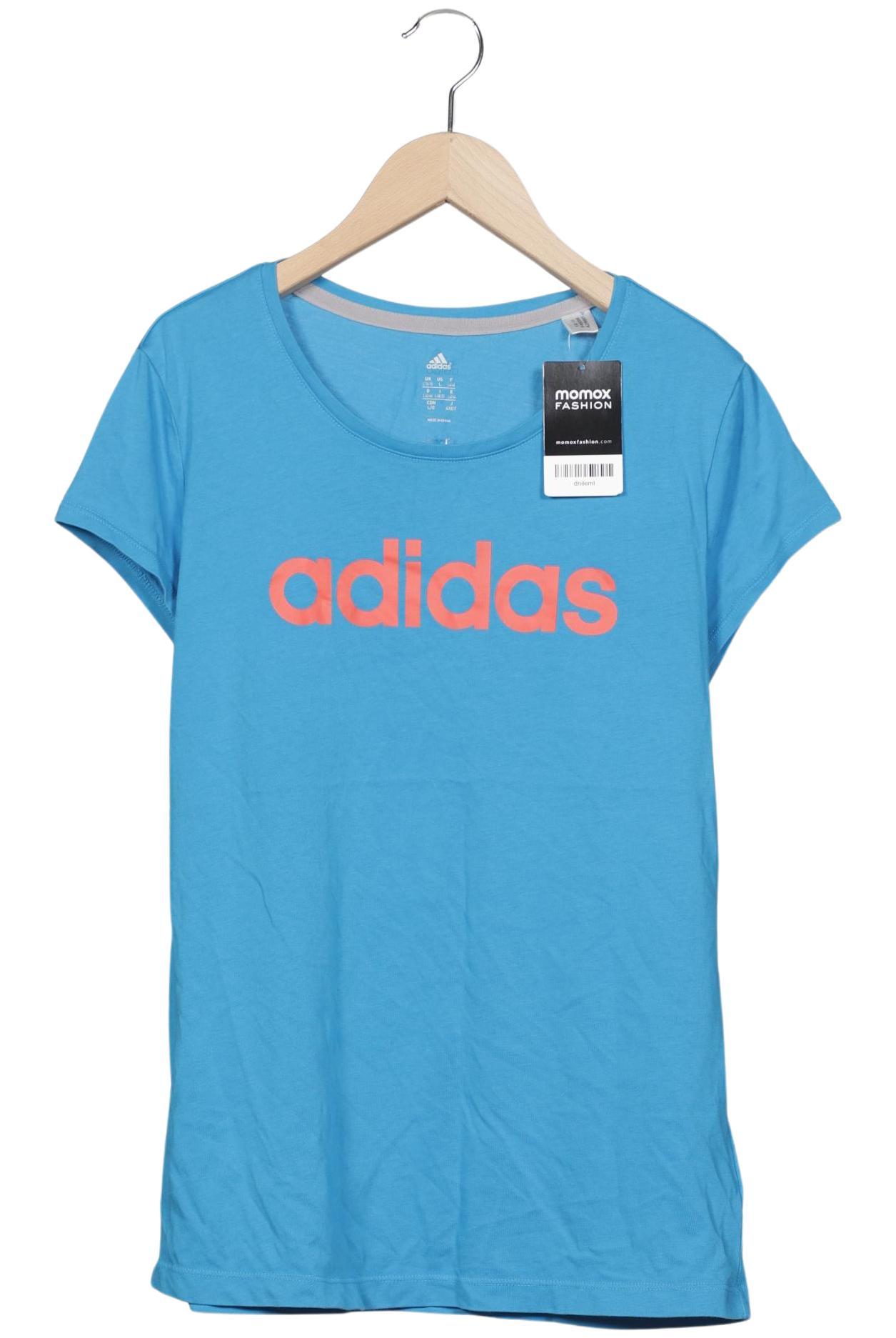 

adidas Damen T-Shirt, hellblau, Gr. 42