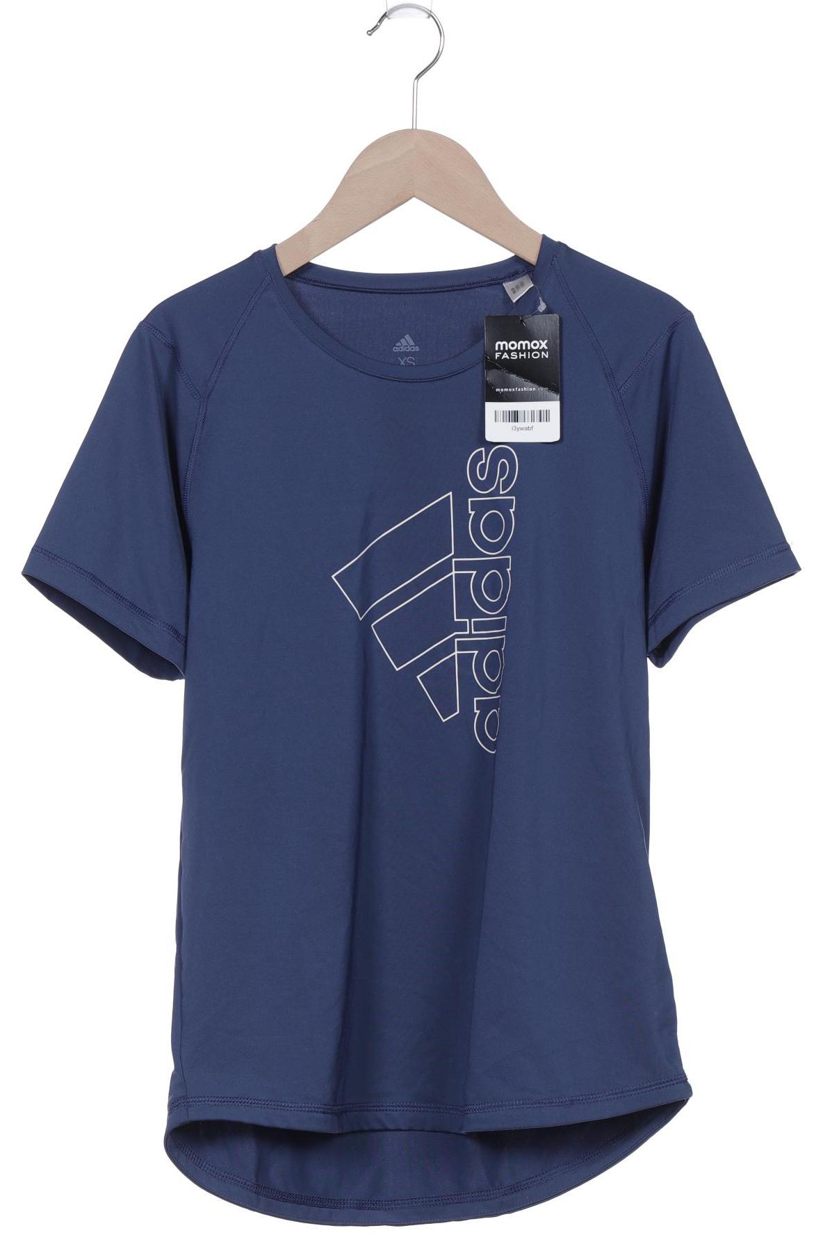 

adidas Damen T-Shirt, blau, Gr. 34