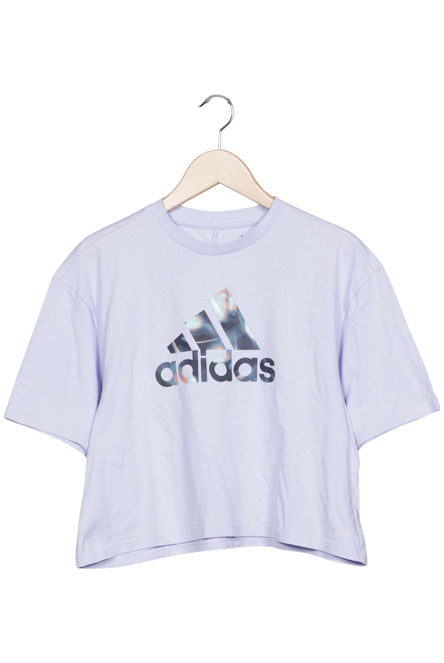 

adidas Damen T-Shirt, hellblau, Gr. 36