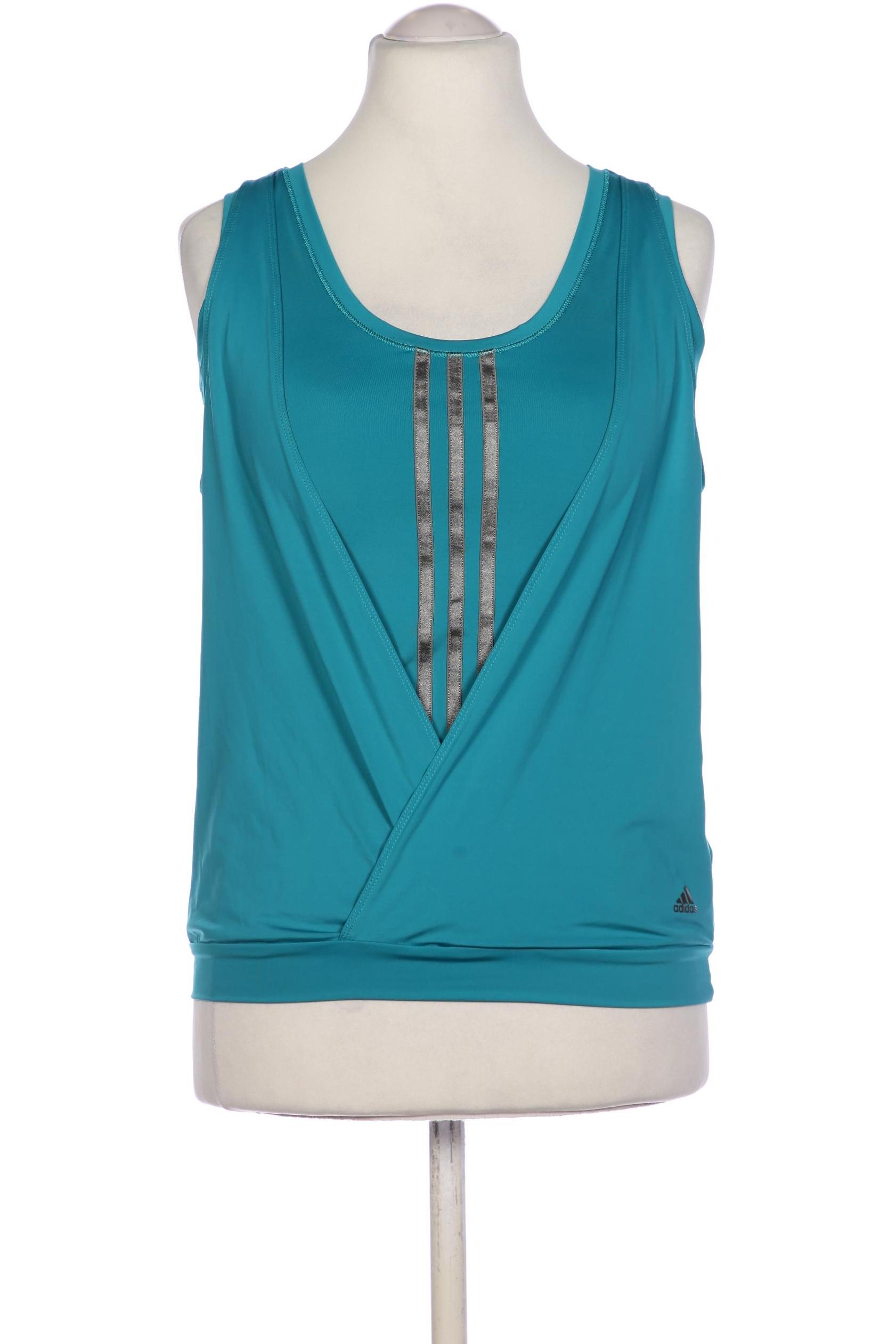 

adidas Damen Top, türkis, Gr. 40
