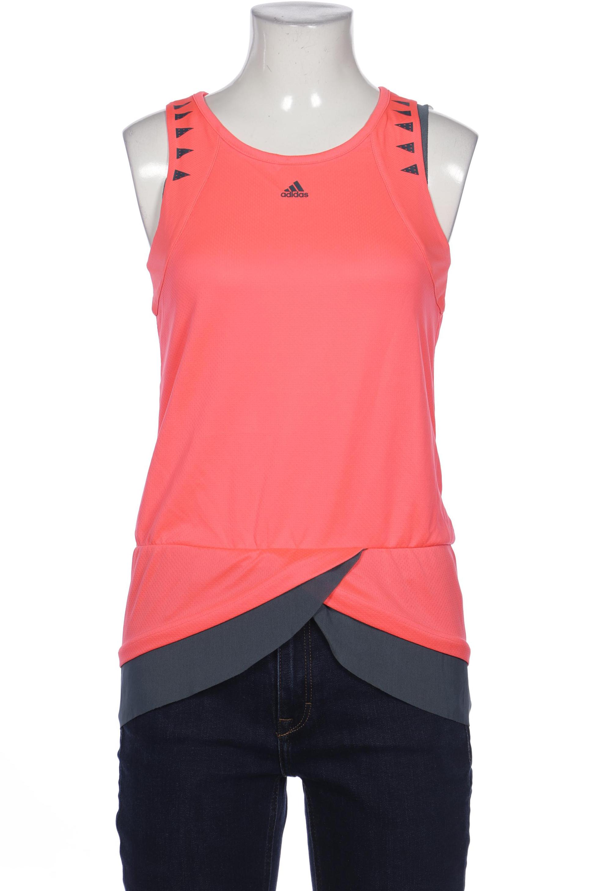 

adidas Damen Top, neon, Gr. 34