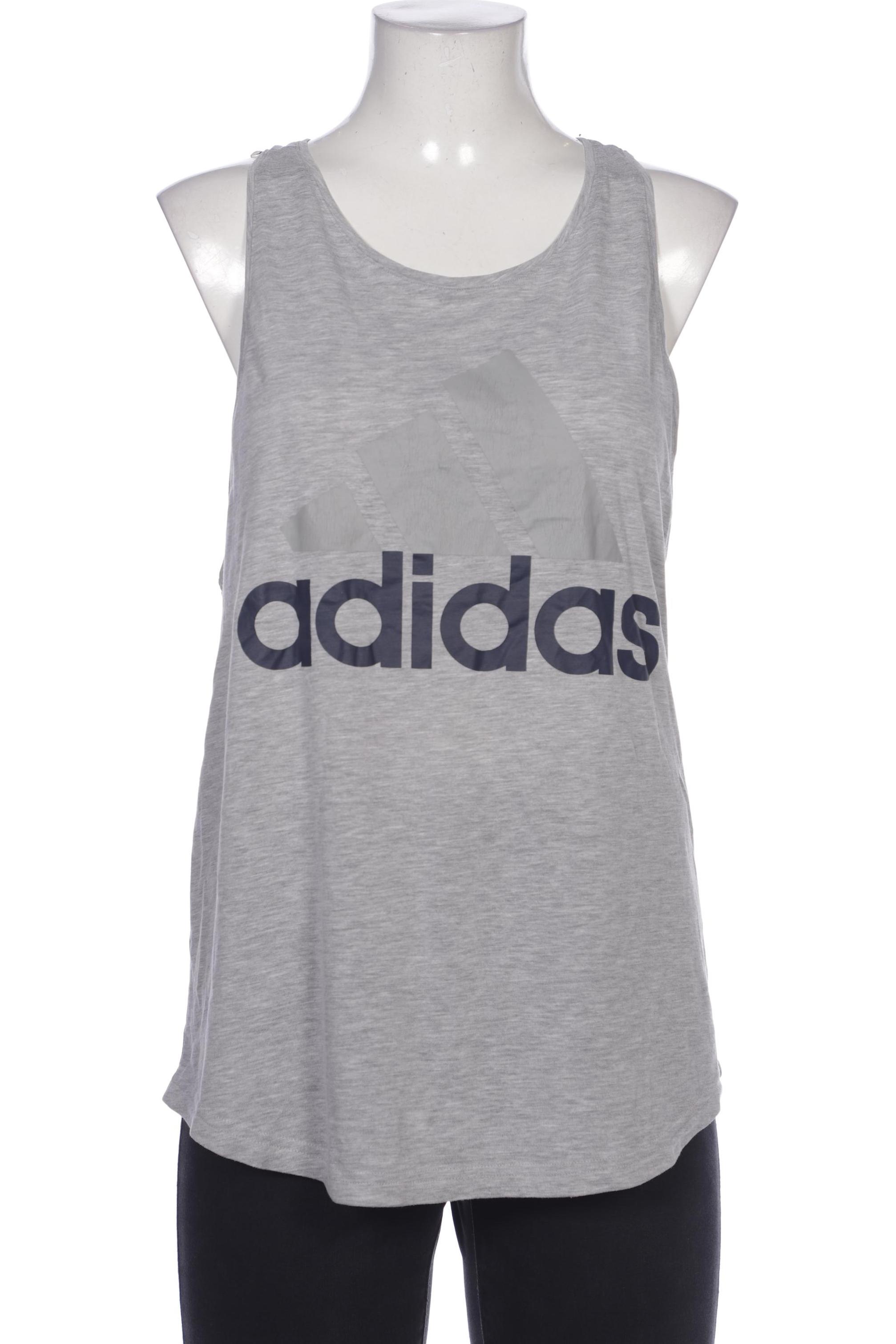 

adidas Damen Top, grau, Gr. 42