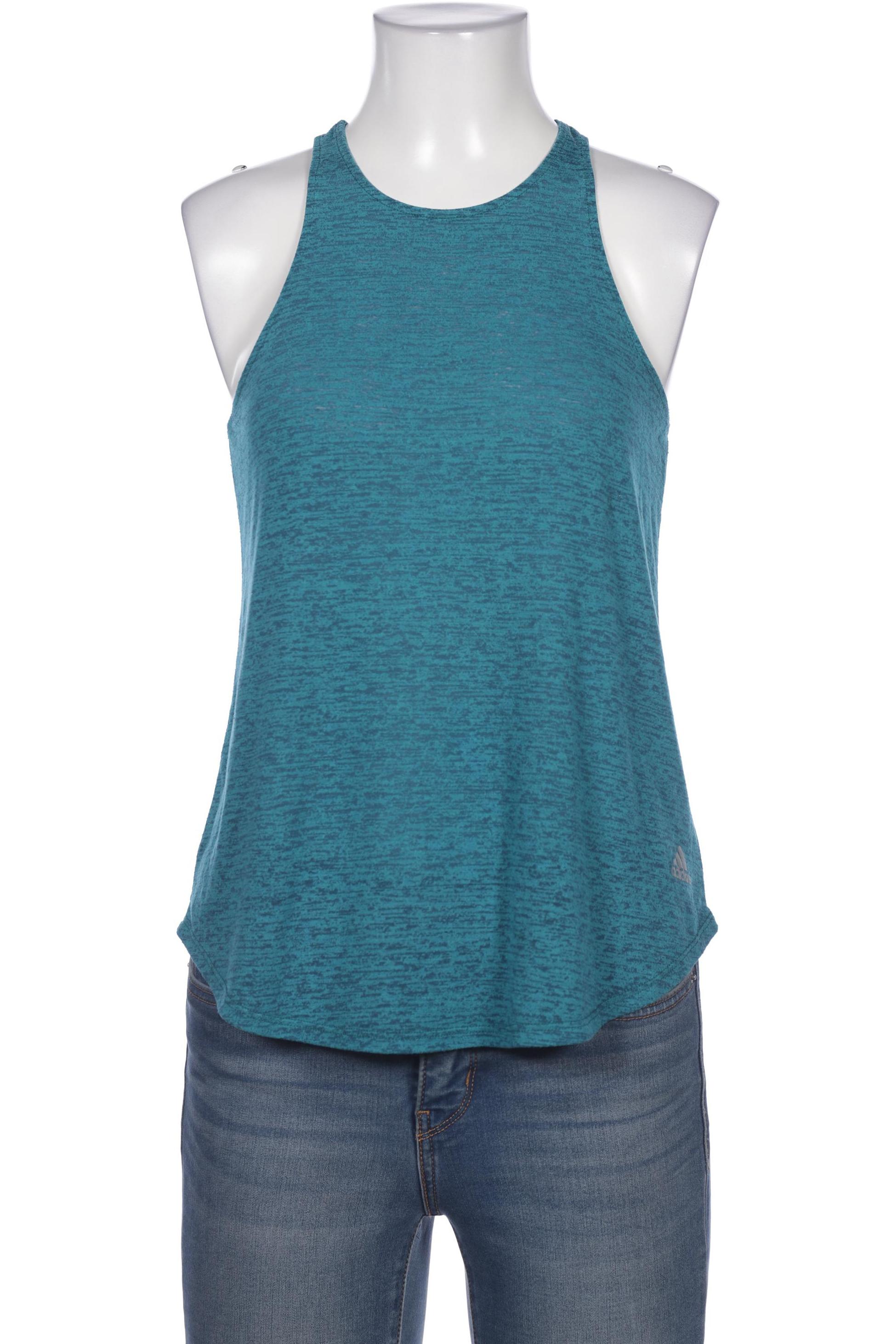 

adidas Damen Top, türkis, Gr. 36