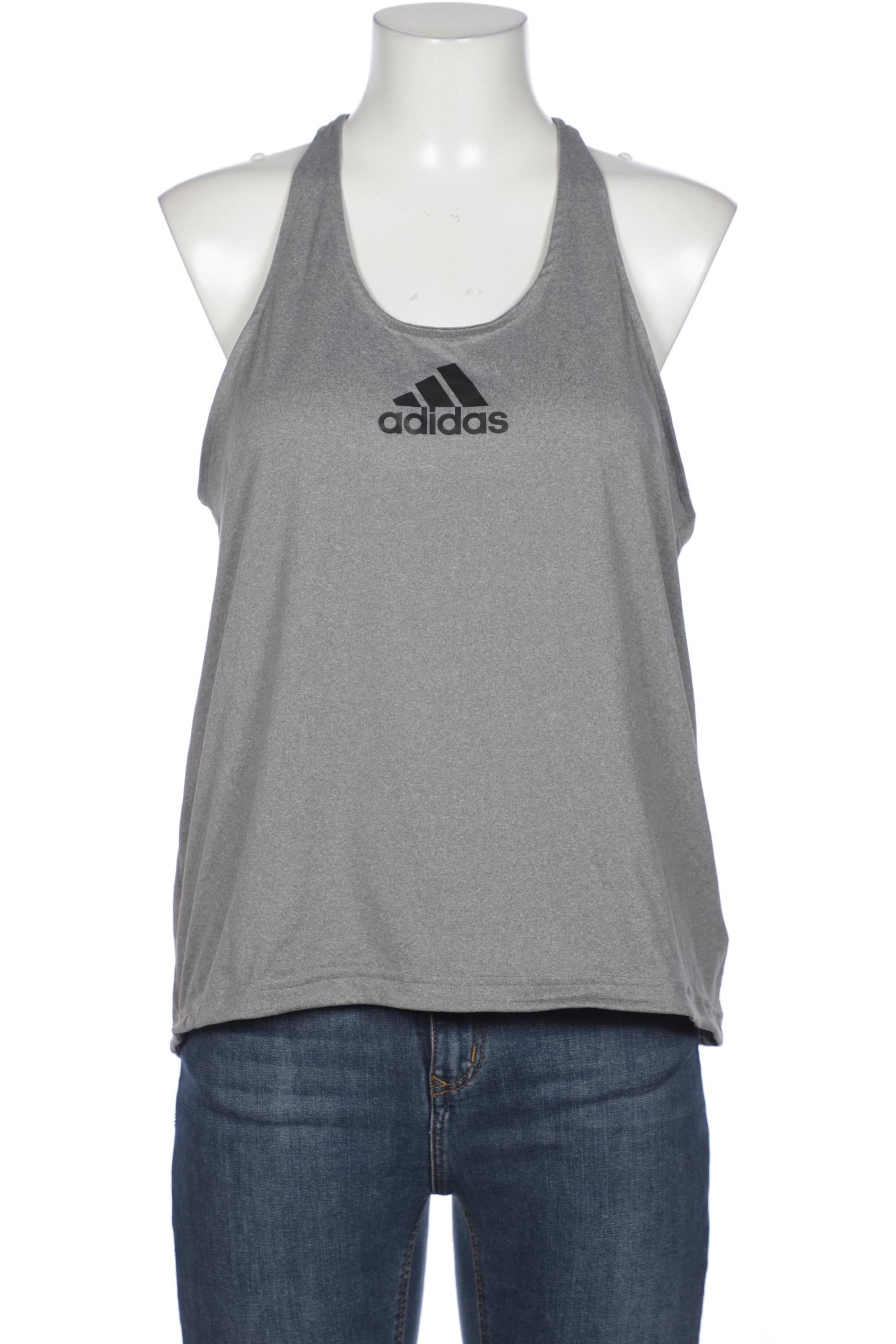 

adidas Damen Top, grau, Gr. 42