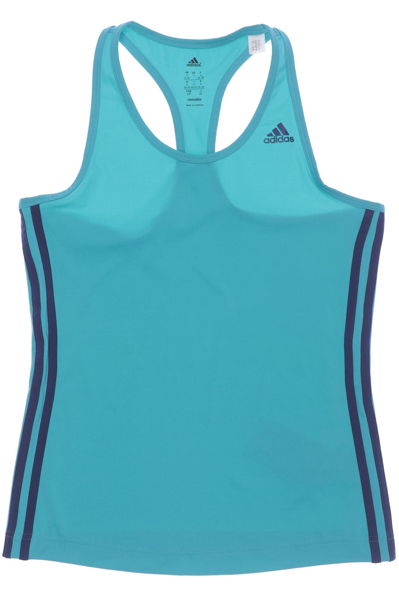 

adidas Damen Top, türkis, Gr. 36