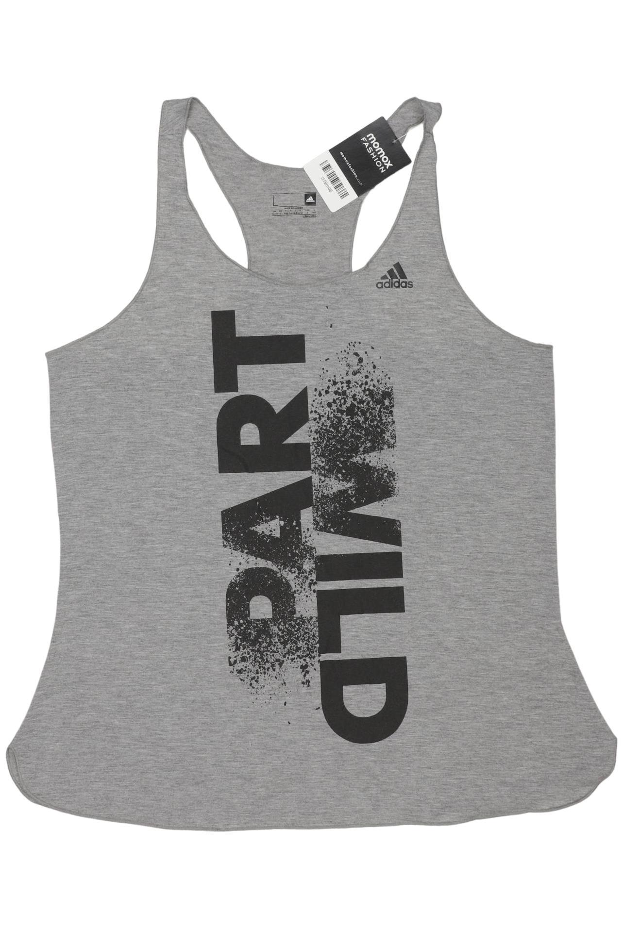 

adidas Damen Top, grau, Gr. 42