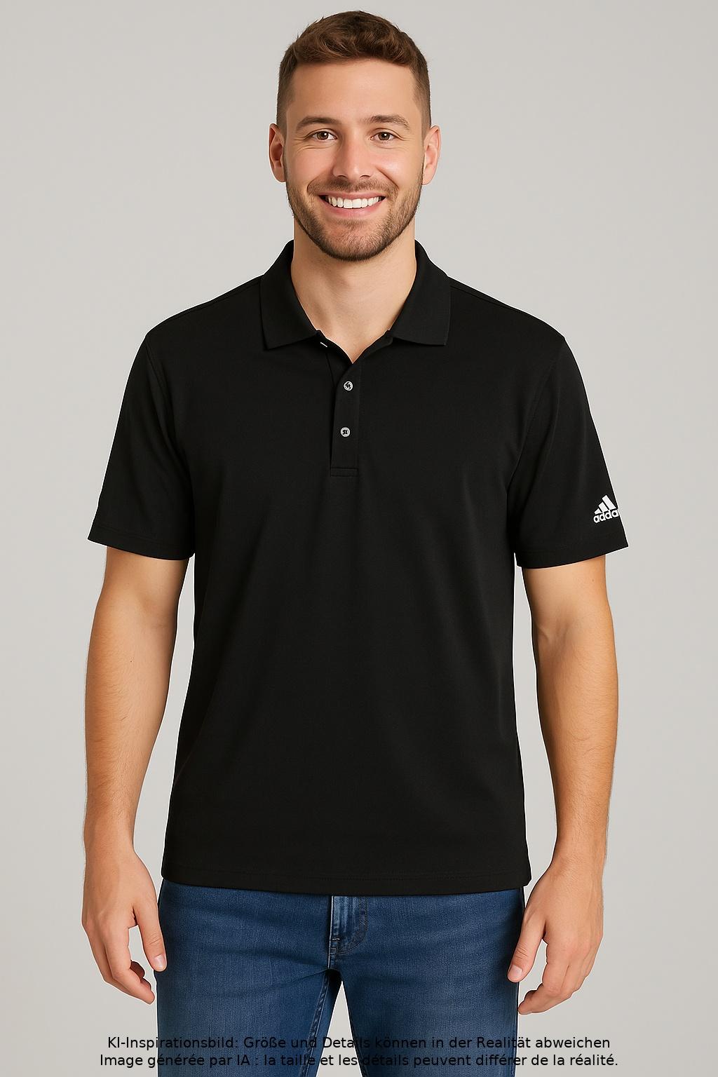 Thumbnail - adidas Golf Herren Poloshirt, schwarz, Gr. 52