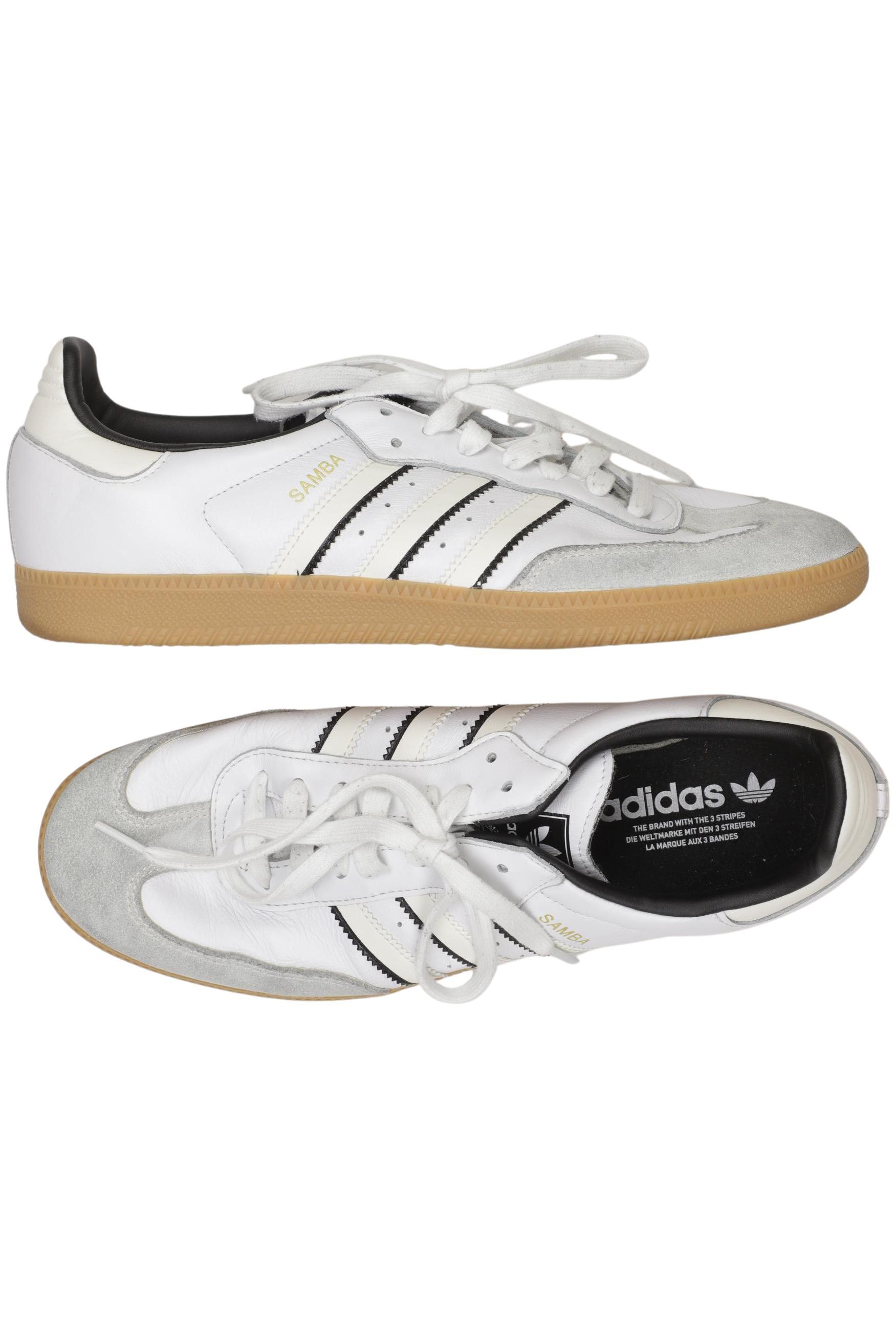 

adidas Herren Halbschuh, weiß, Gr. 10