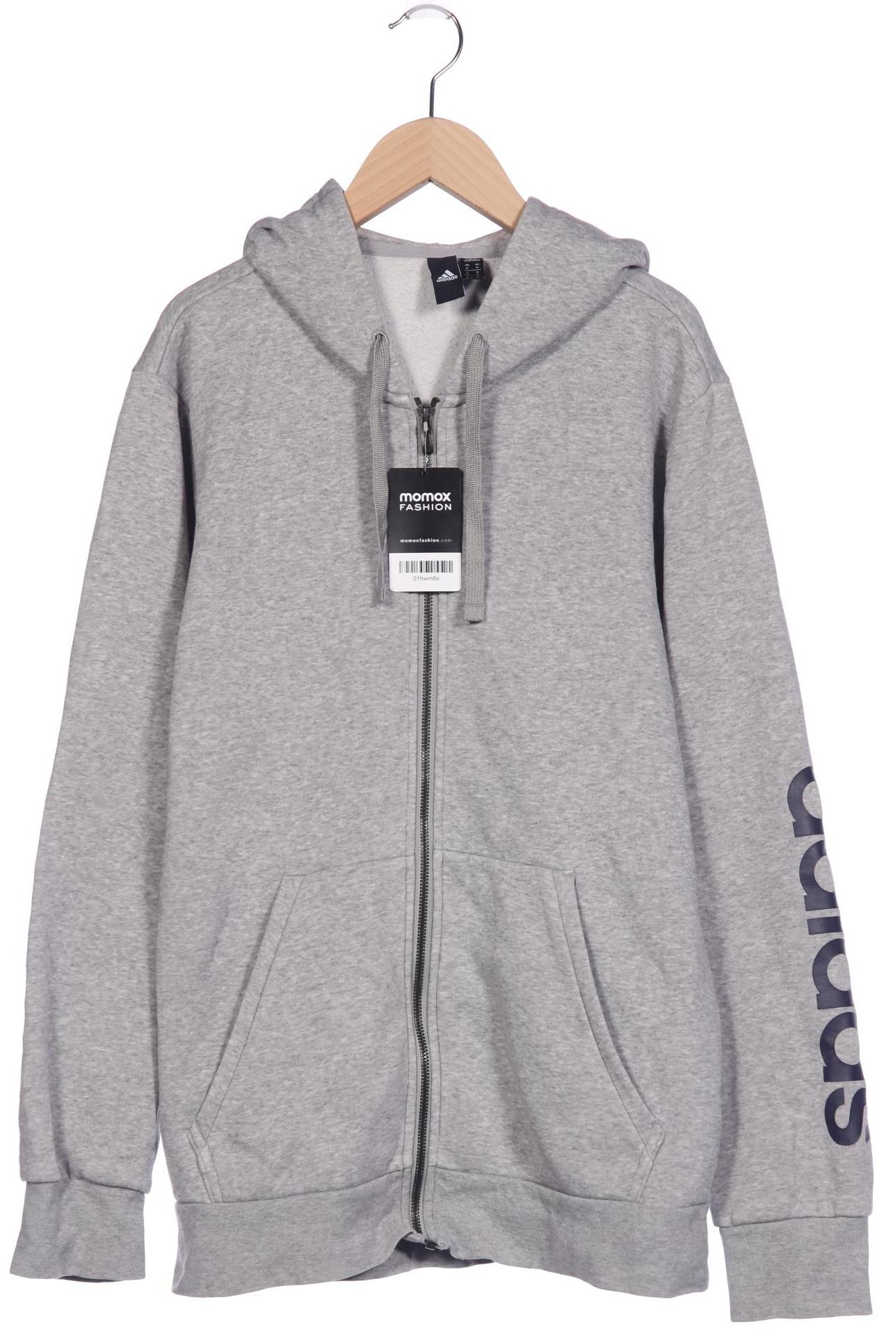 

adidas Herren Kapuzenpullover, grau, Gr. 48