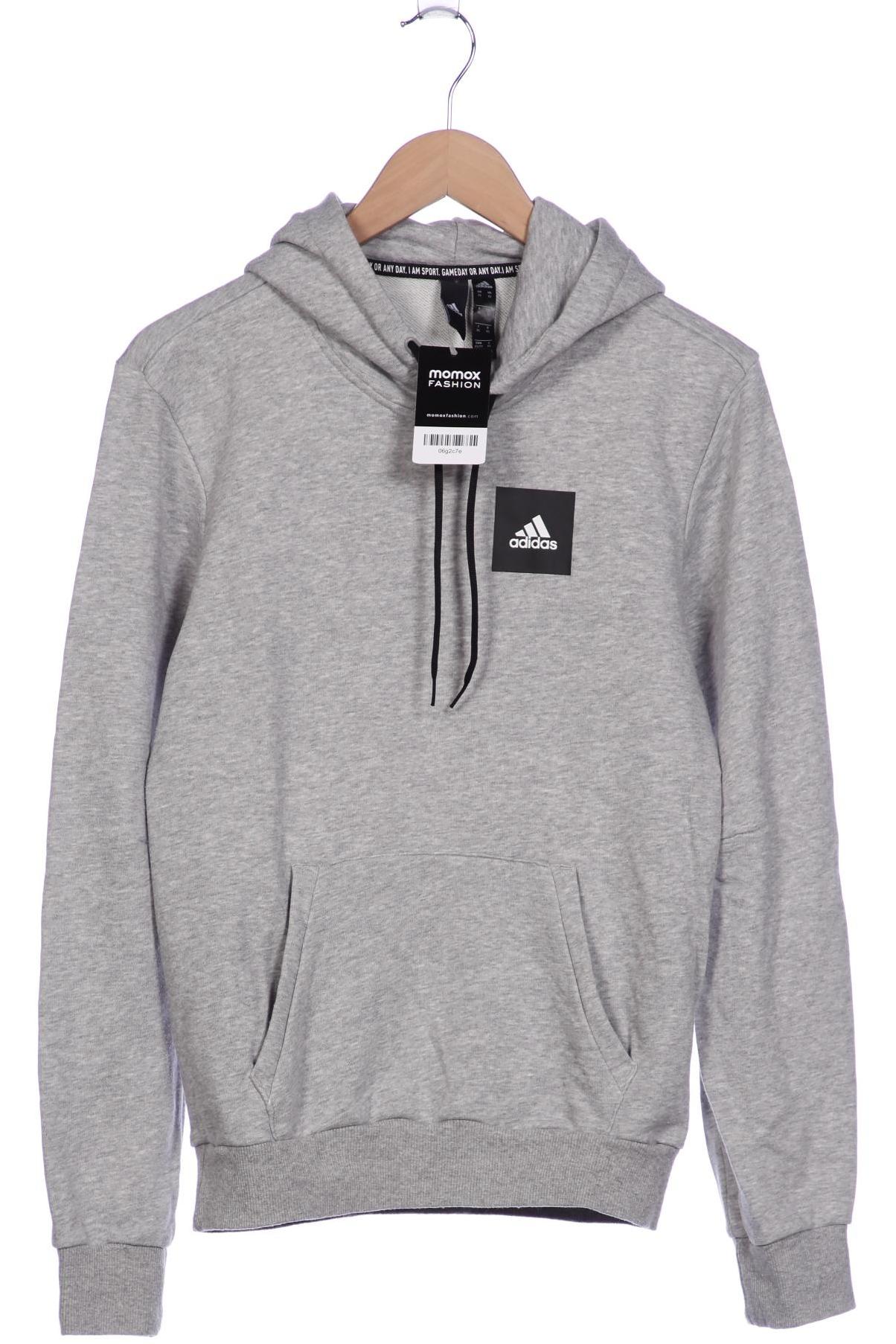 

adidas Herren Kapuzenpullover, grau, Gr. 44