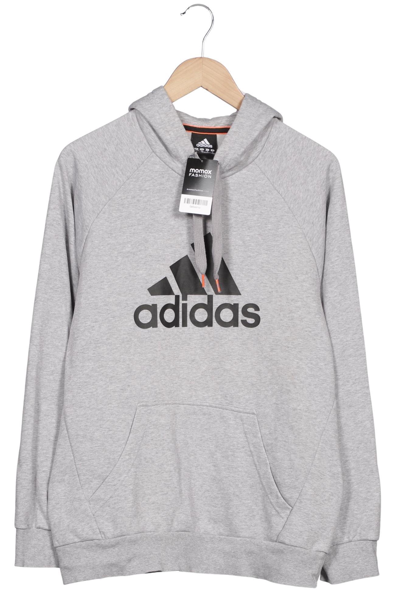 

adidas Herren Kapuzenpullover, grau, Gr. 48
