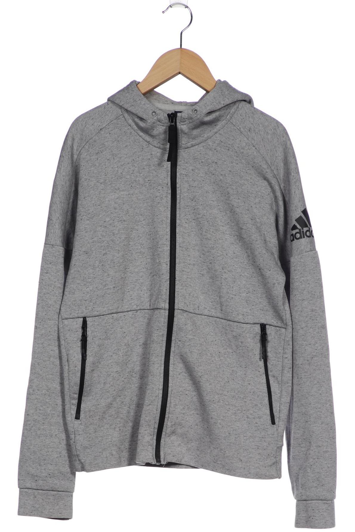 

adidas Herren Kapuzenpullover, grau, Gr. 46