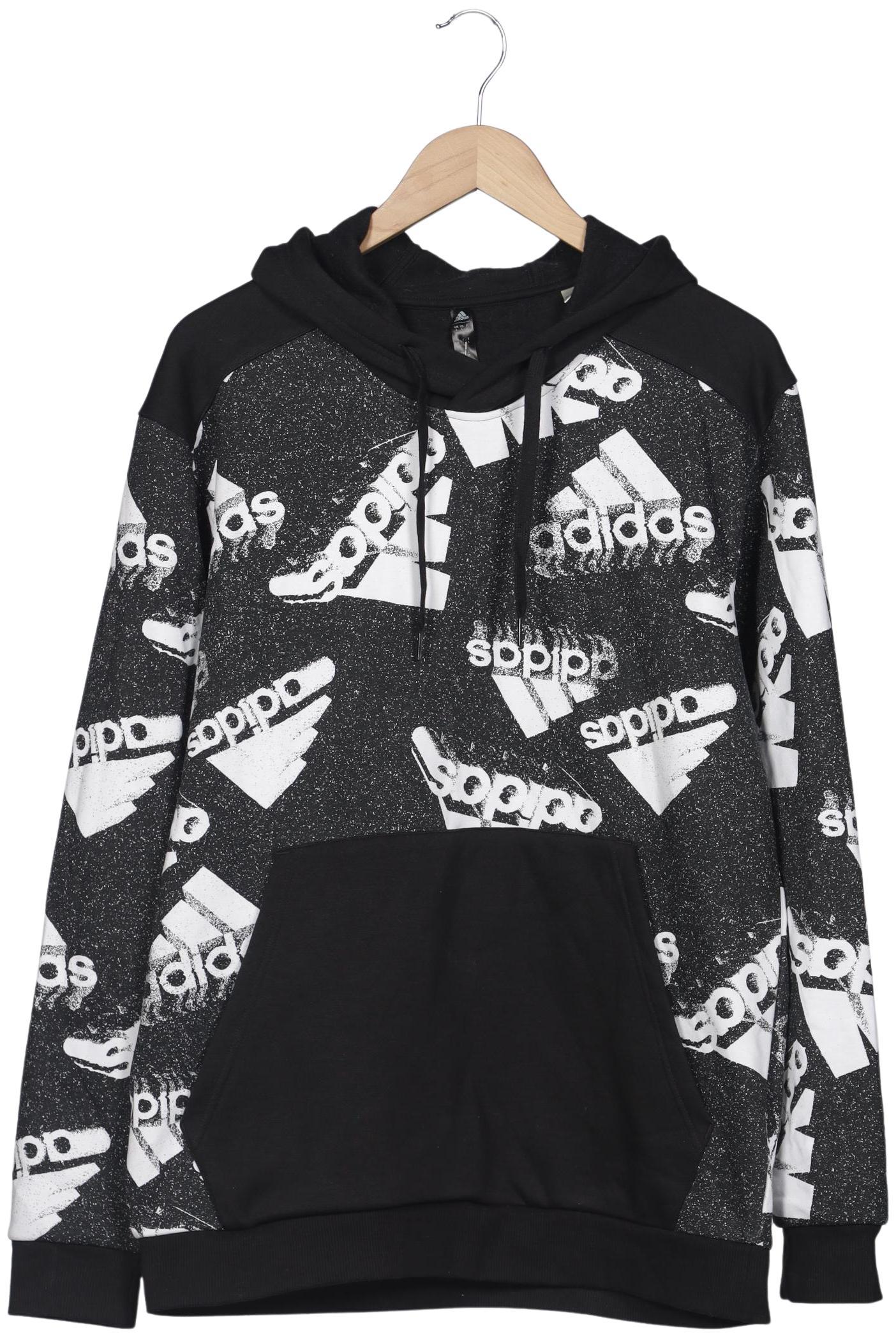 

adidas Herren Kapuzenpullover, schwarz, Gr. 52