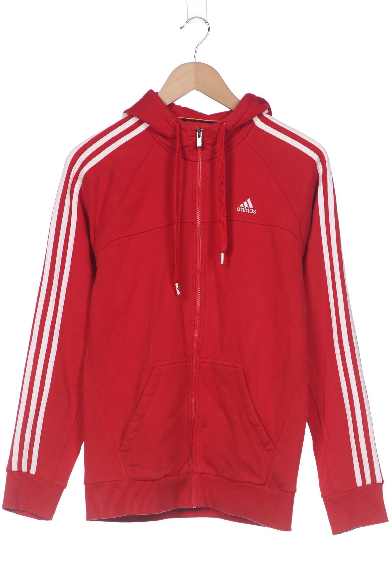 

adidas Herren Kapuzenpullover, rot, Gr. 46