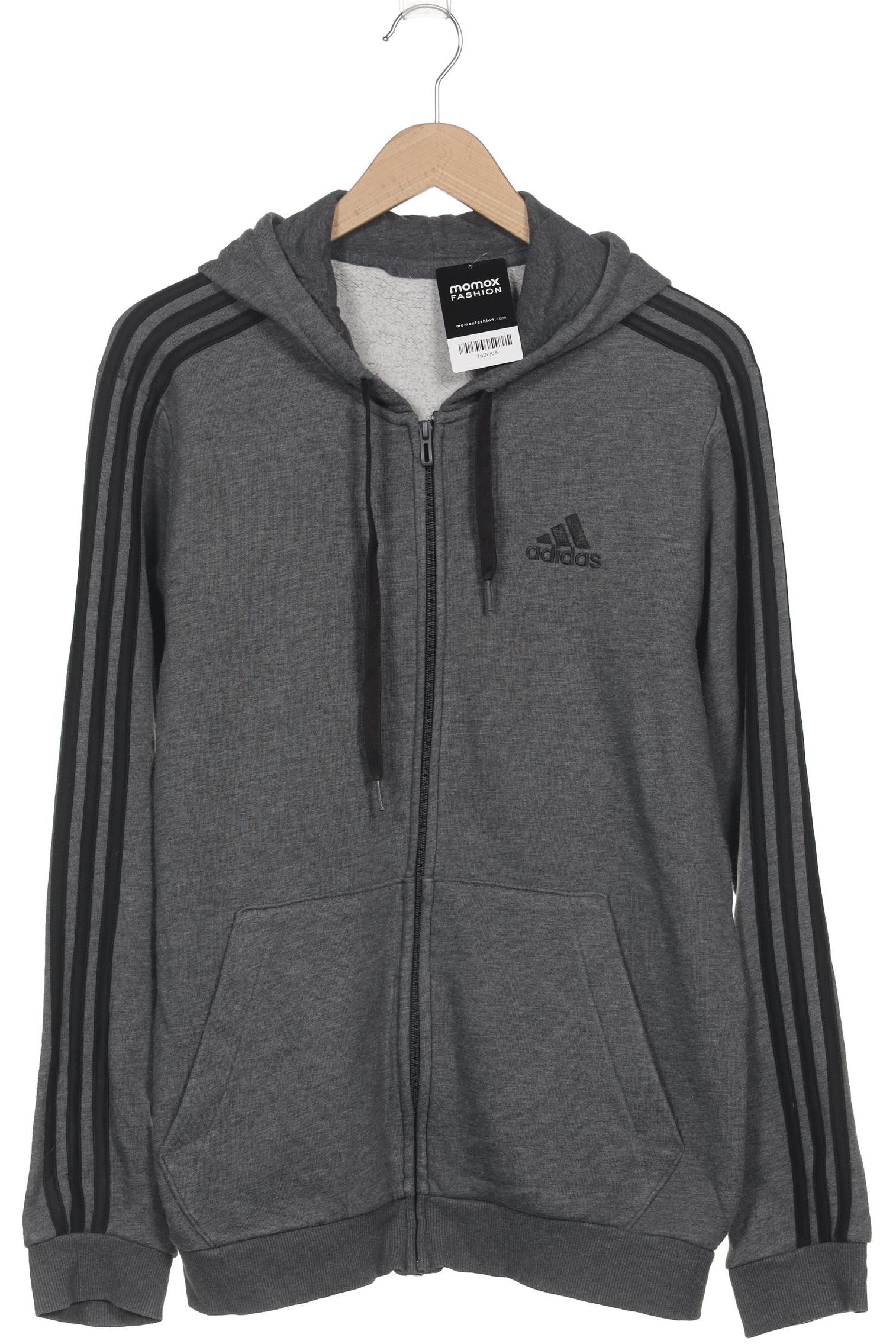

adidas Herren Kapuzenpullover, grau, Gr. 54