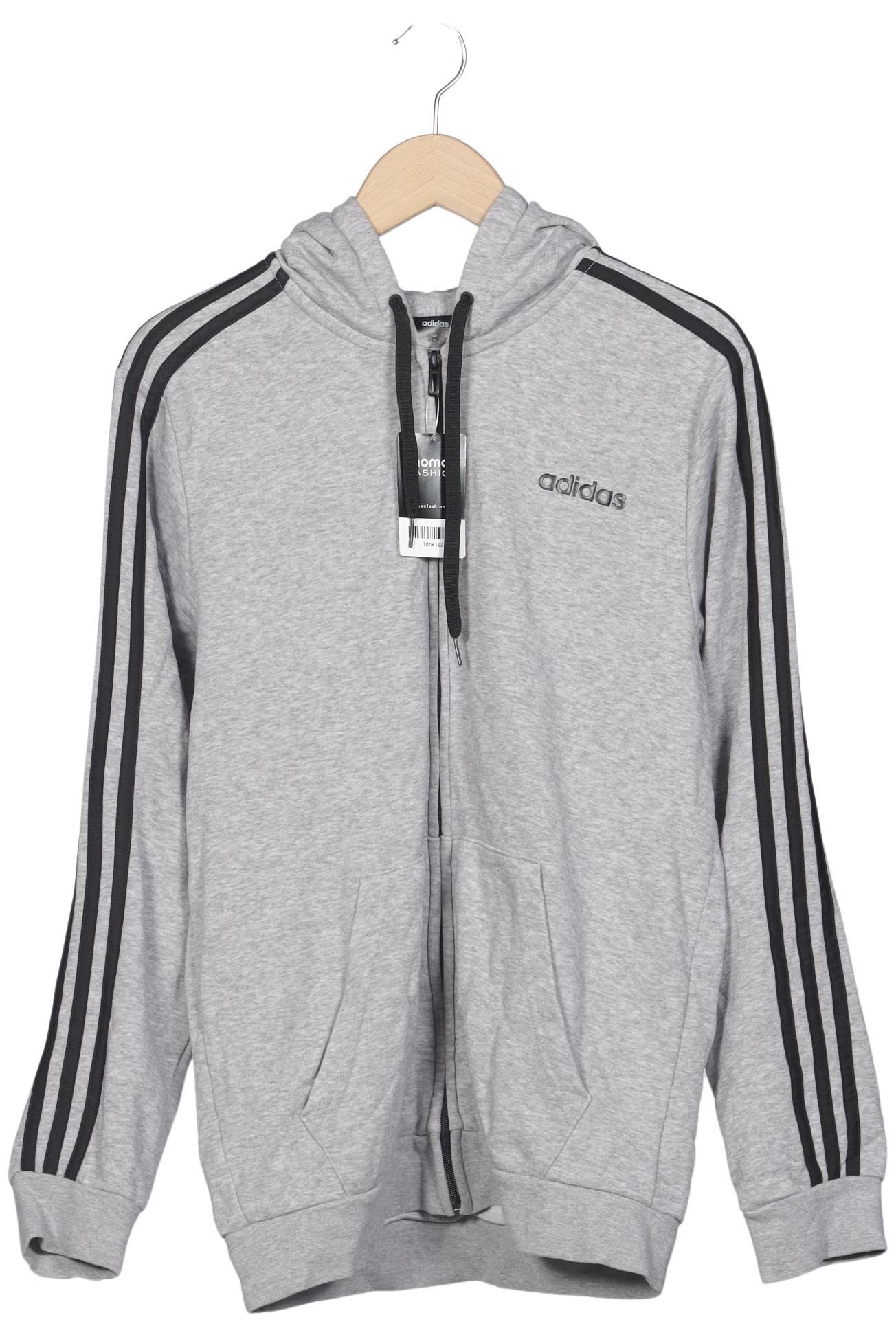 

adidas Herren Kapuzenpullover, grau, Gr. 48