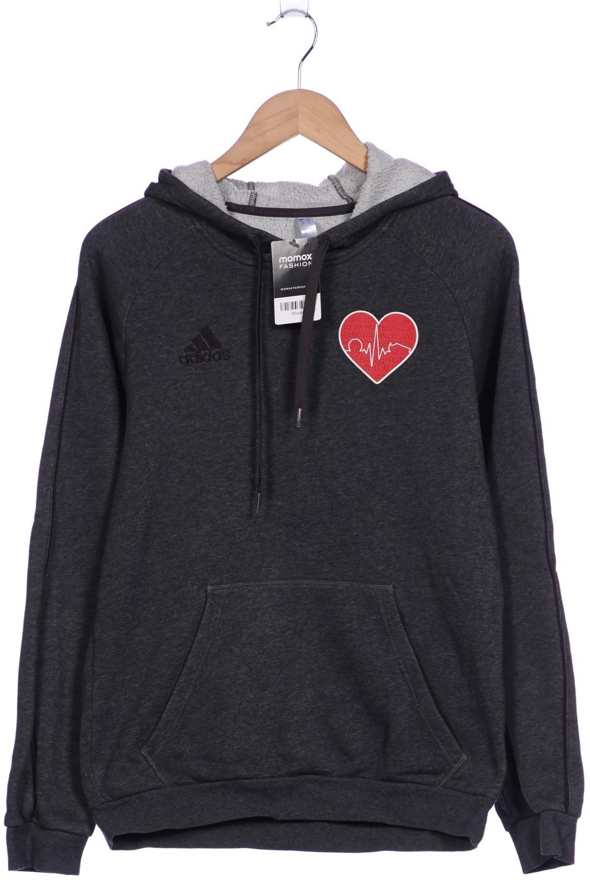 

adidas Herren Kapuzenpullover, grau, Gr. 46