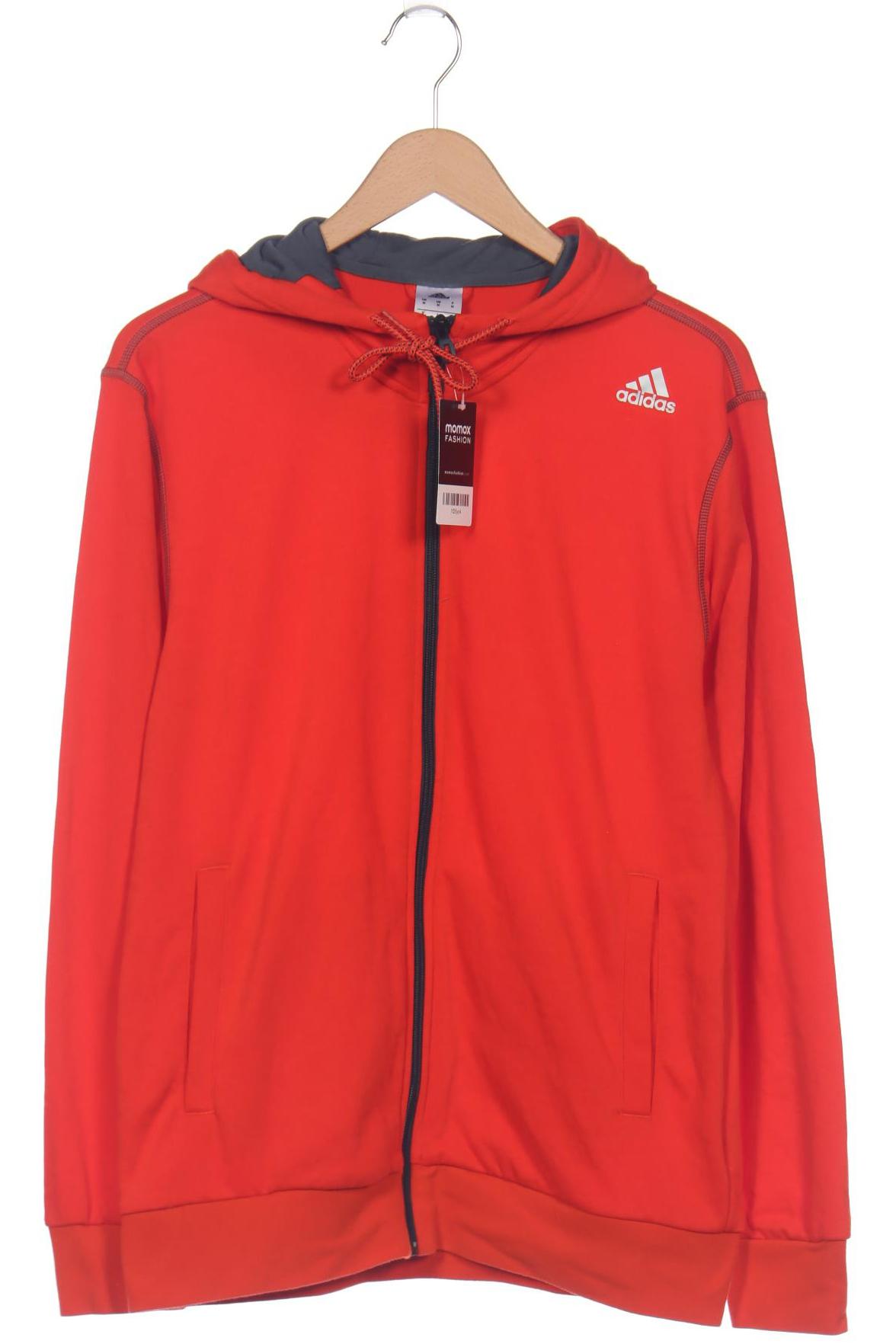 

adidas Herren Kapuzenpullover, rot, Gr. 48