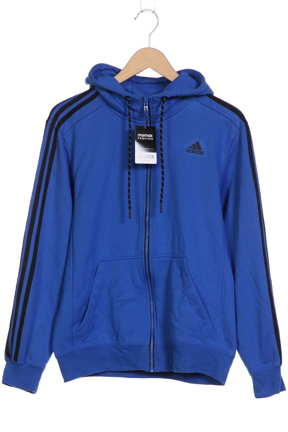 

adidas Herren Kapuzenpullover, blau, Gr. 48