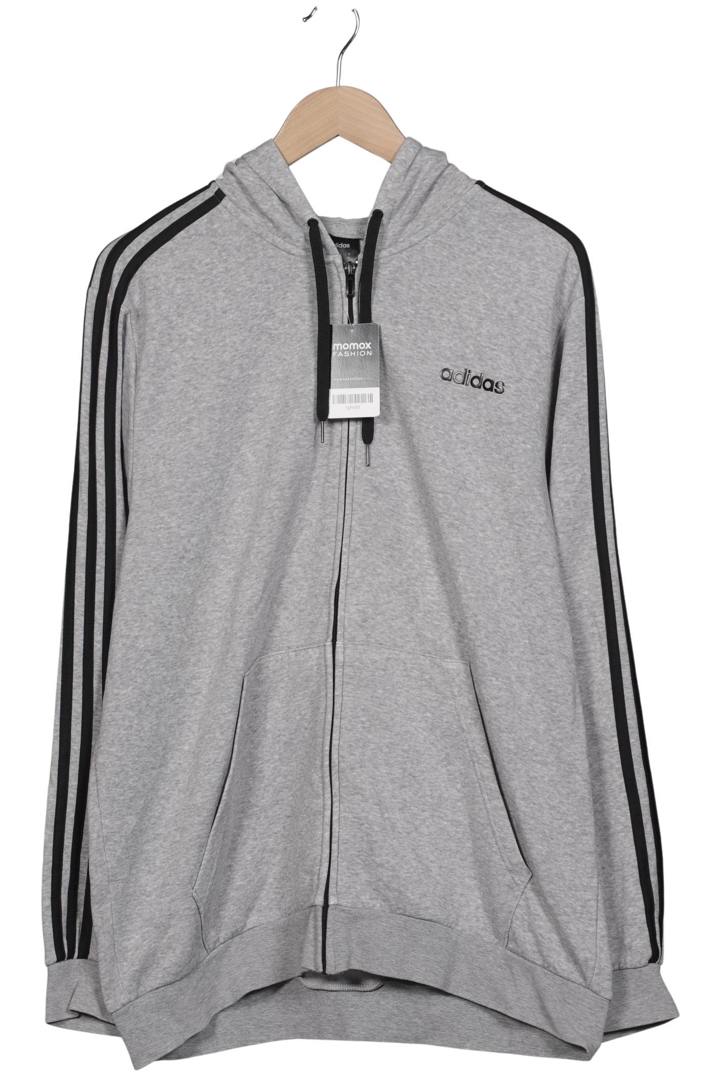 

adidas Herren Kapuzenpullover, grau, Gr. 54