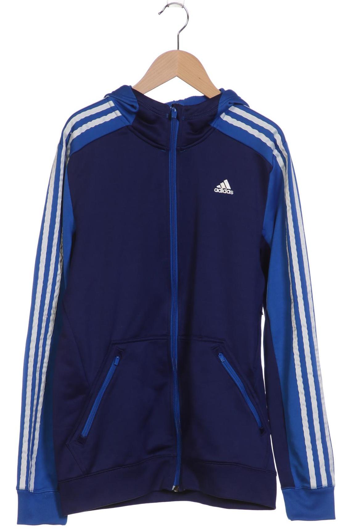 

adidas Herren Kapuzenpullover, blau, Gr. 48