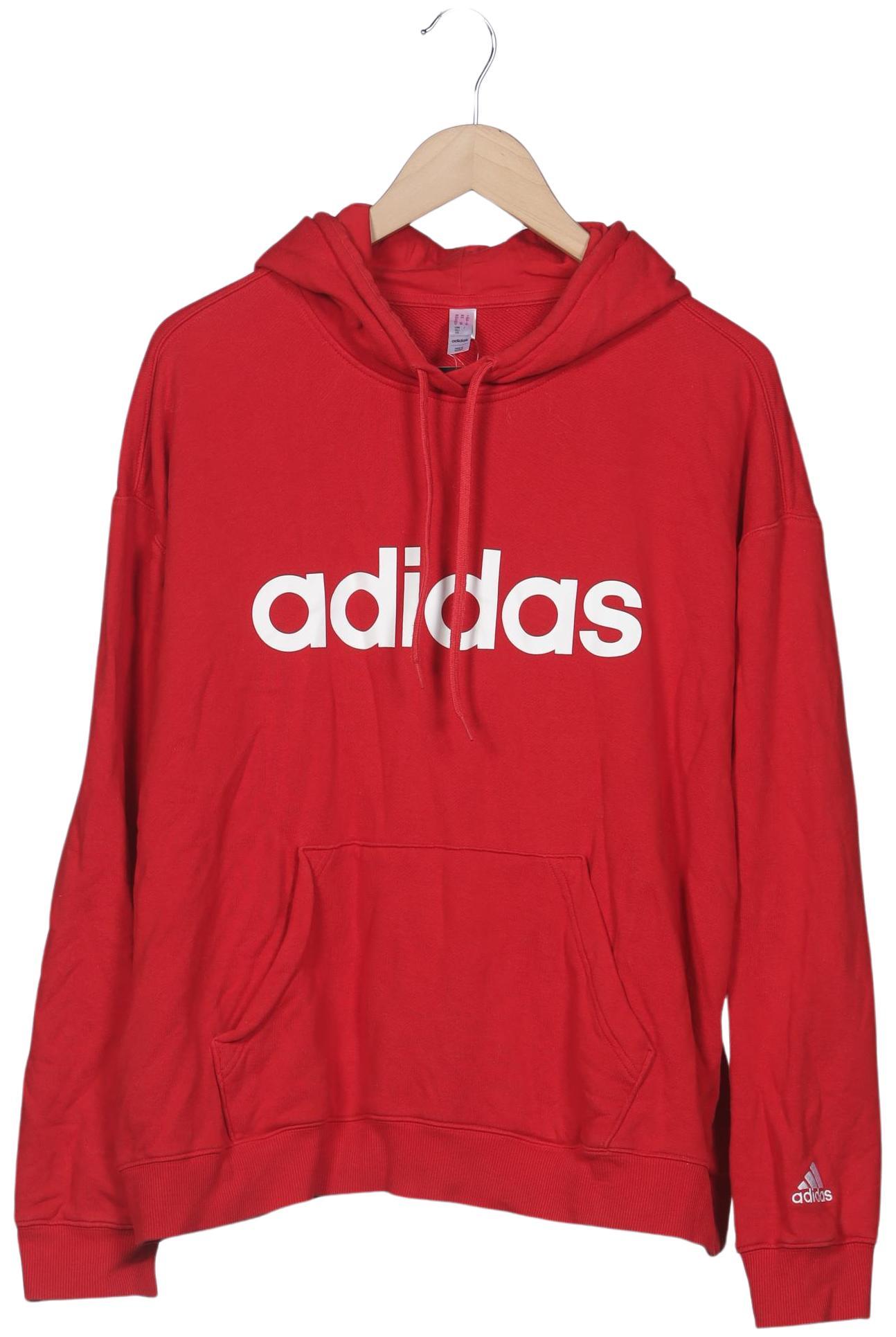 

adidas Herren Kapuzenpullover, rot, Gr. 56