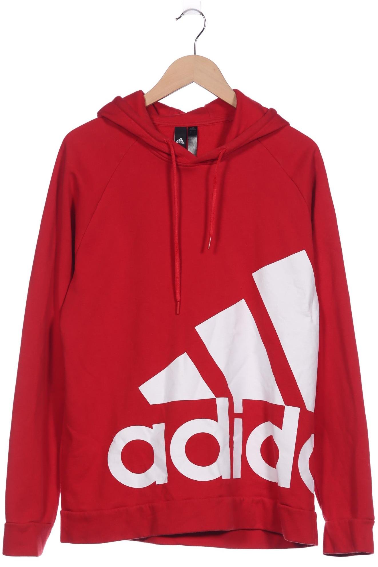 

adidas Herren Kapuzenpullover, rot, Gr. 52