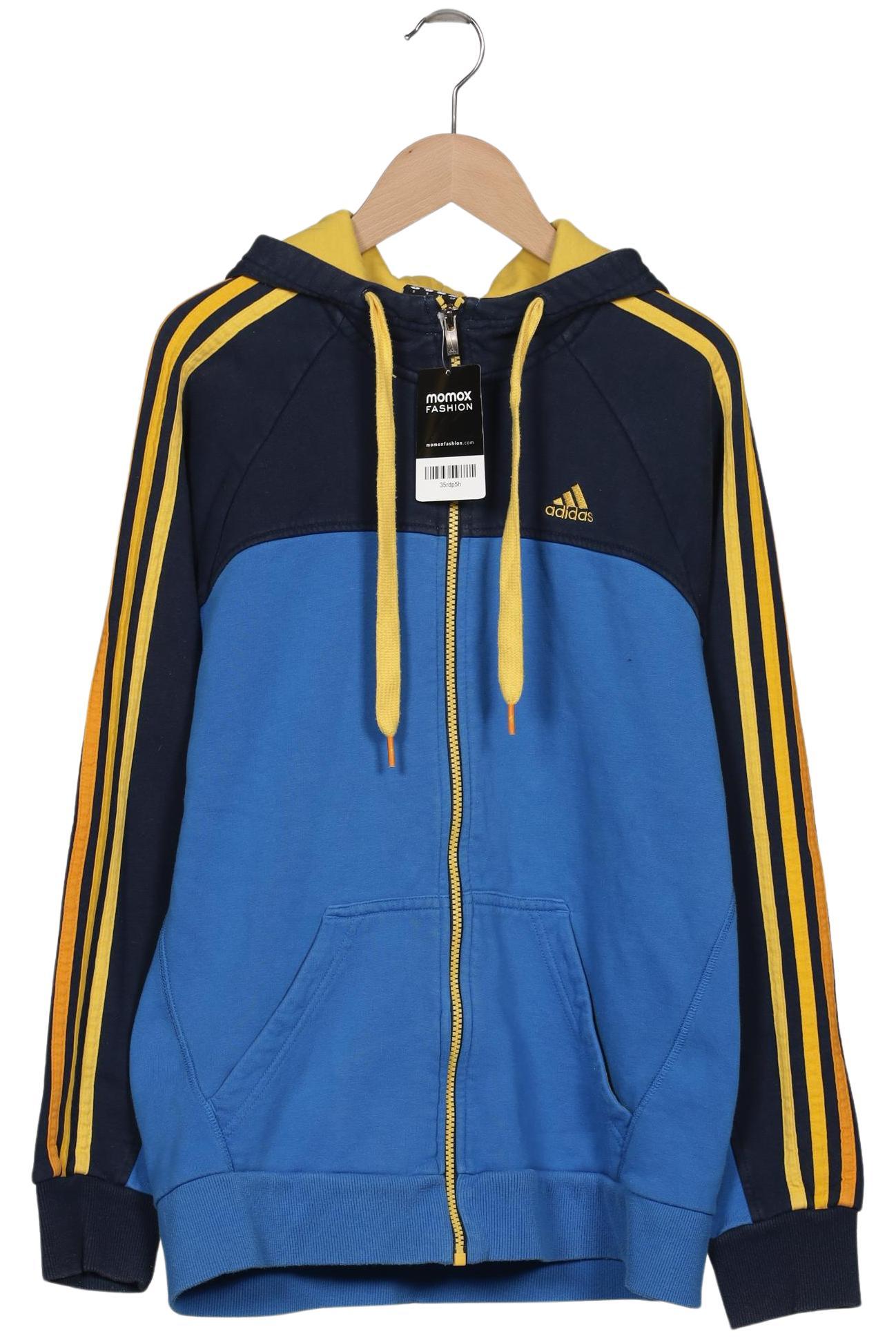 

adidas Herren Kapuzenpullover, blau, Gr. 46