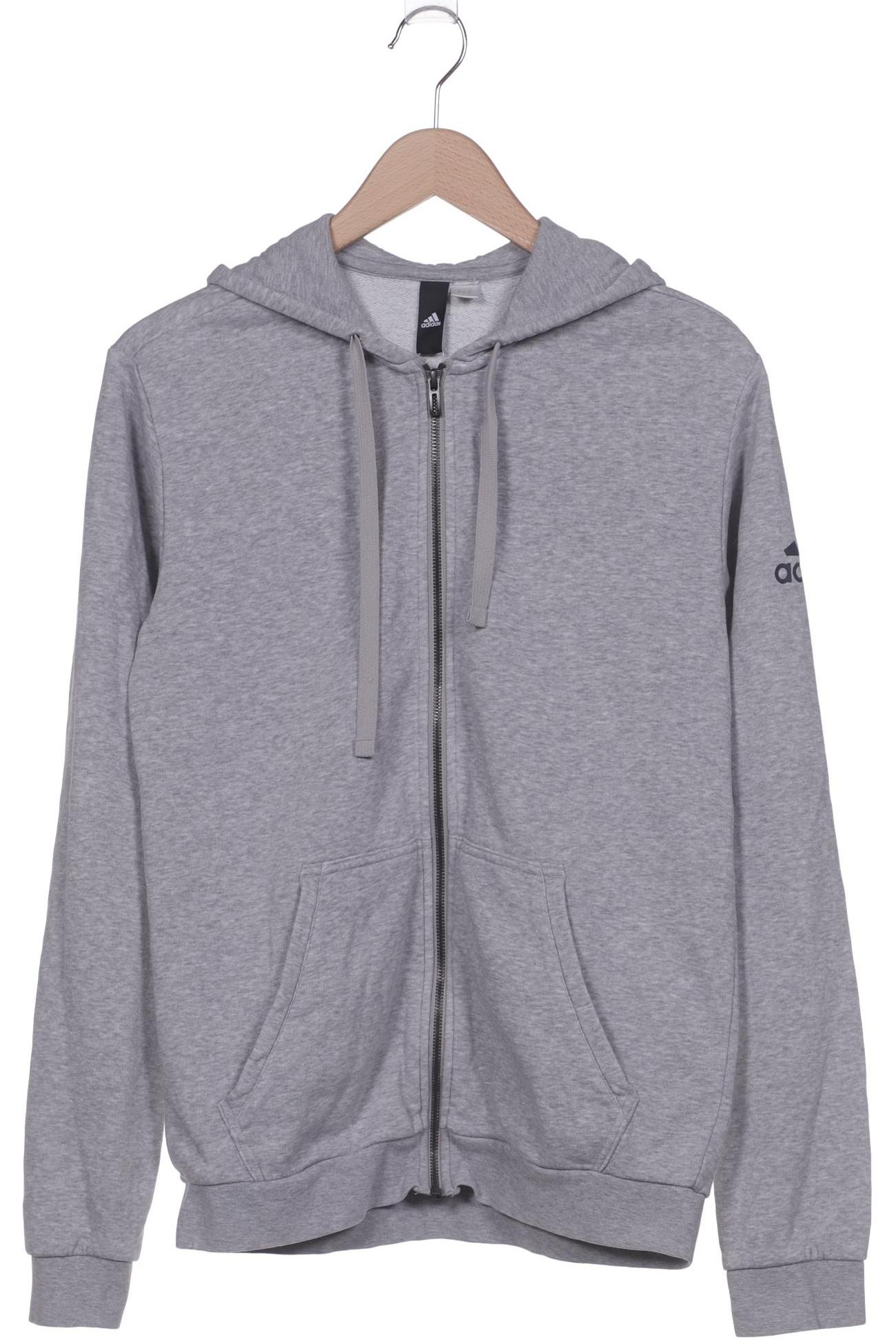 

adidas Herren Kapuzenpullover, grau, Gr. 48