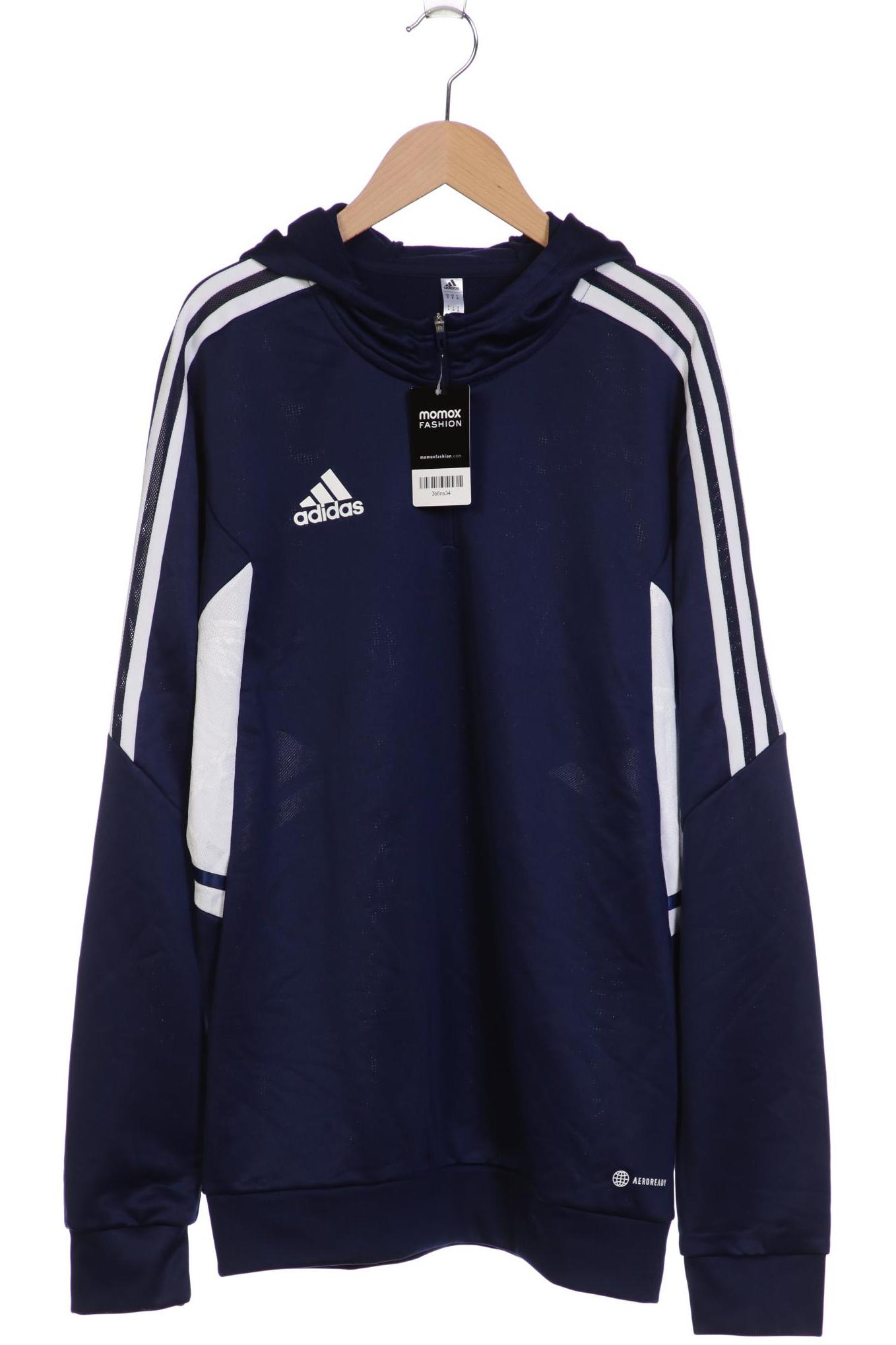 

adidas Herren Kapuzenpullover, marineblau, Gr. 48
