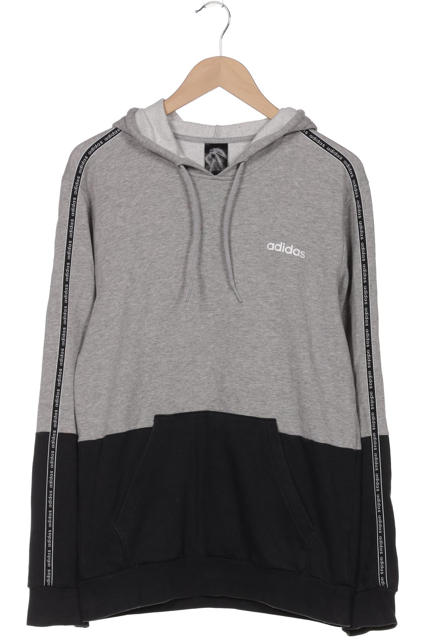 

adidas Herren Kapuzenpullover, grau, Gr. 48