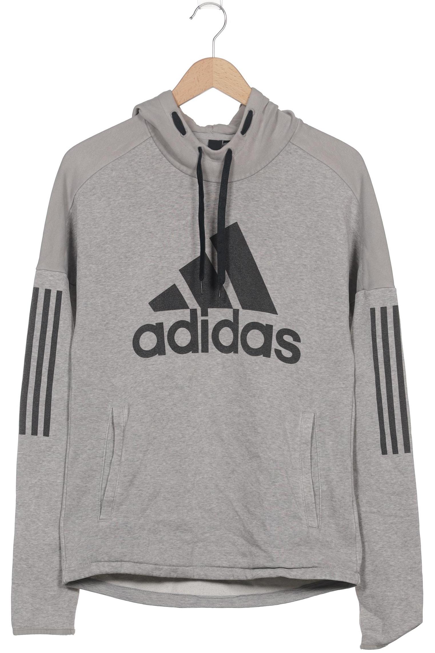 

adidas Herren Kapuzenpullover, grau, Gr. 46