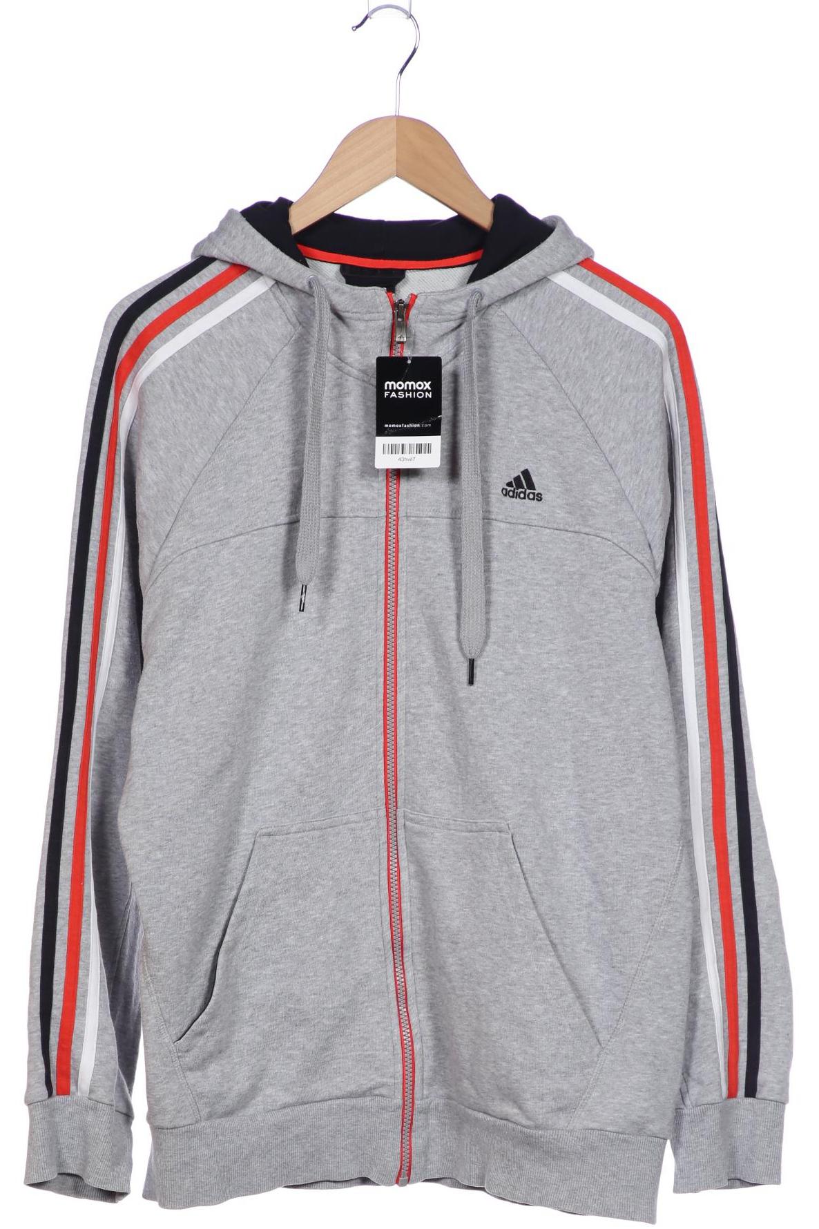 

adidas Herren Kapuzenpullover, grau, Gr. 52