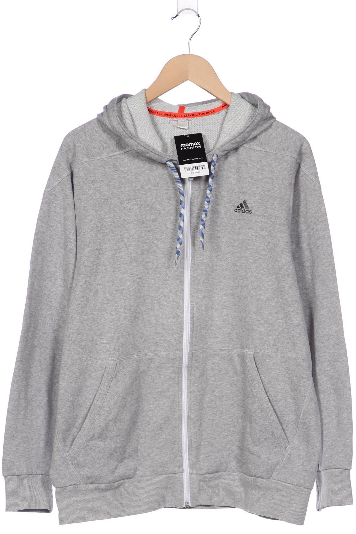 

adidas Herren Kapuzenpullover, grau, Gr. 56