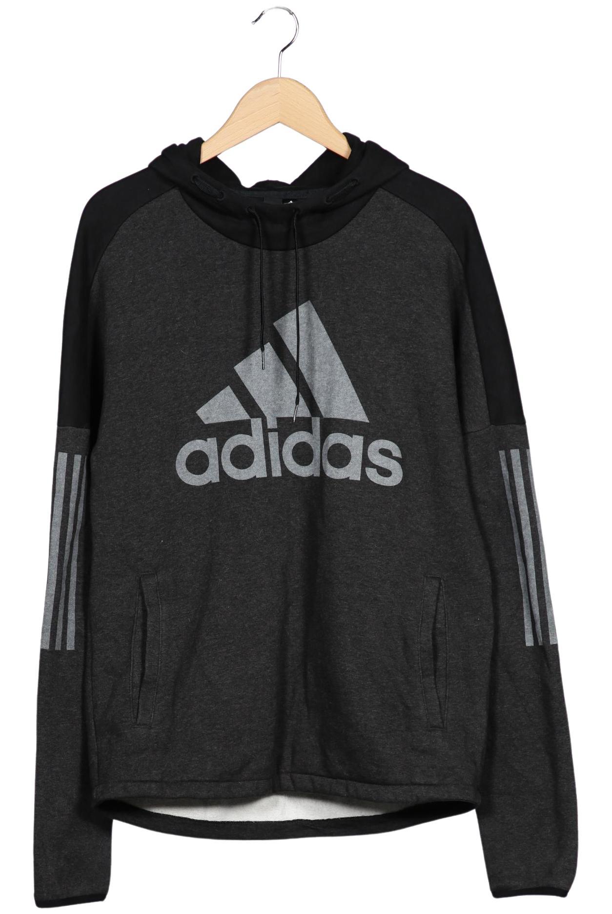 

adidas Herren Kapuzenpullover, grau, Gr. 48