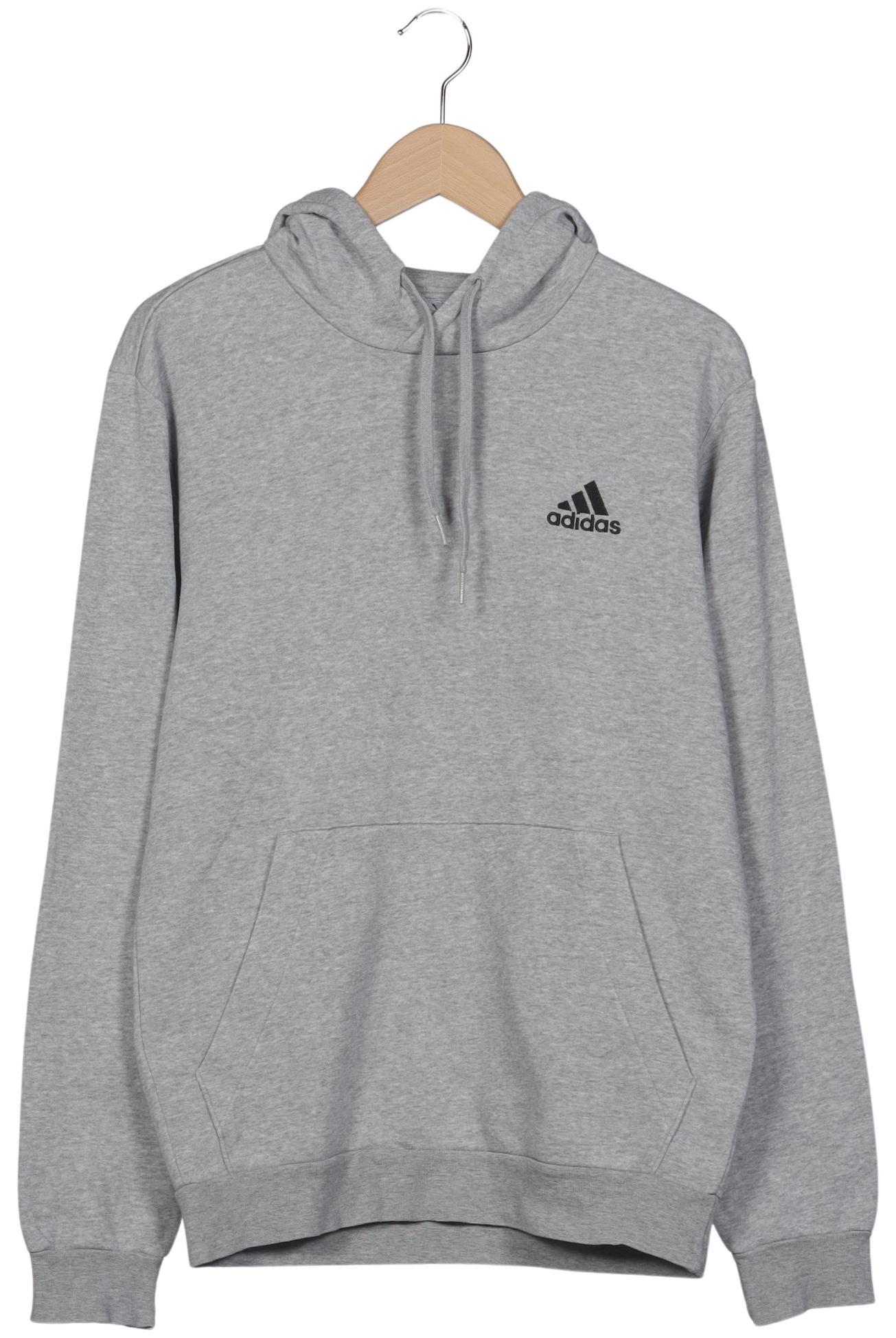 

adidas Herren Kapuzenpullover, grau, Gr. 46