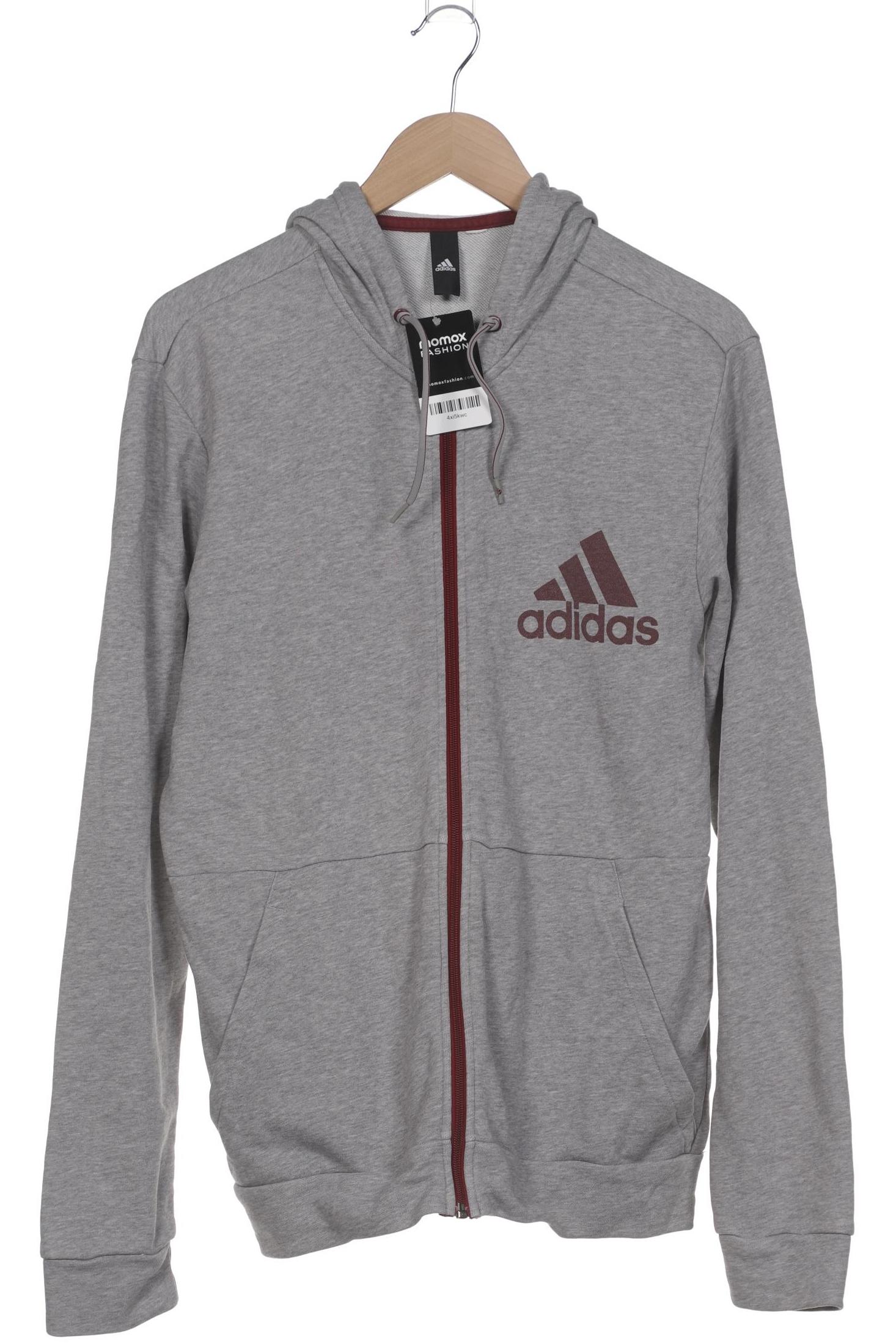

adidas Herren Kapuzenpullover, grau, Gr. 48