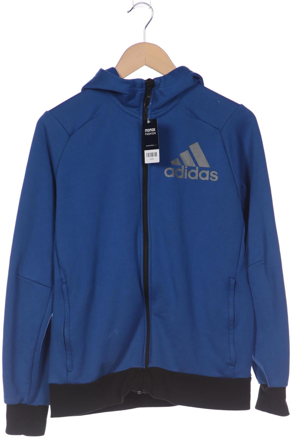 

adidas Herren Kapuzenpullover, blau, Gr. 48