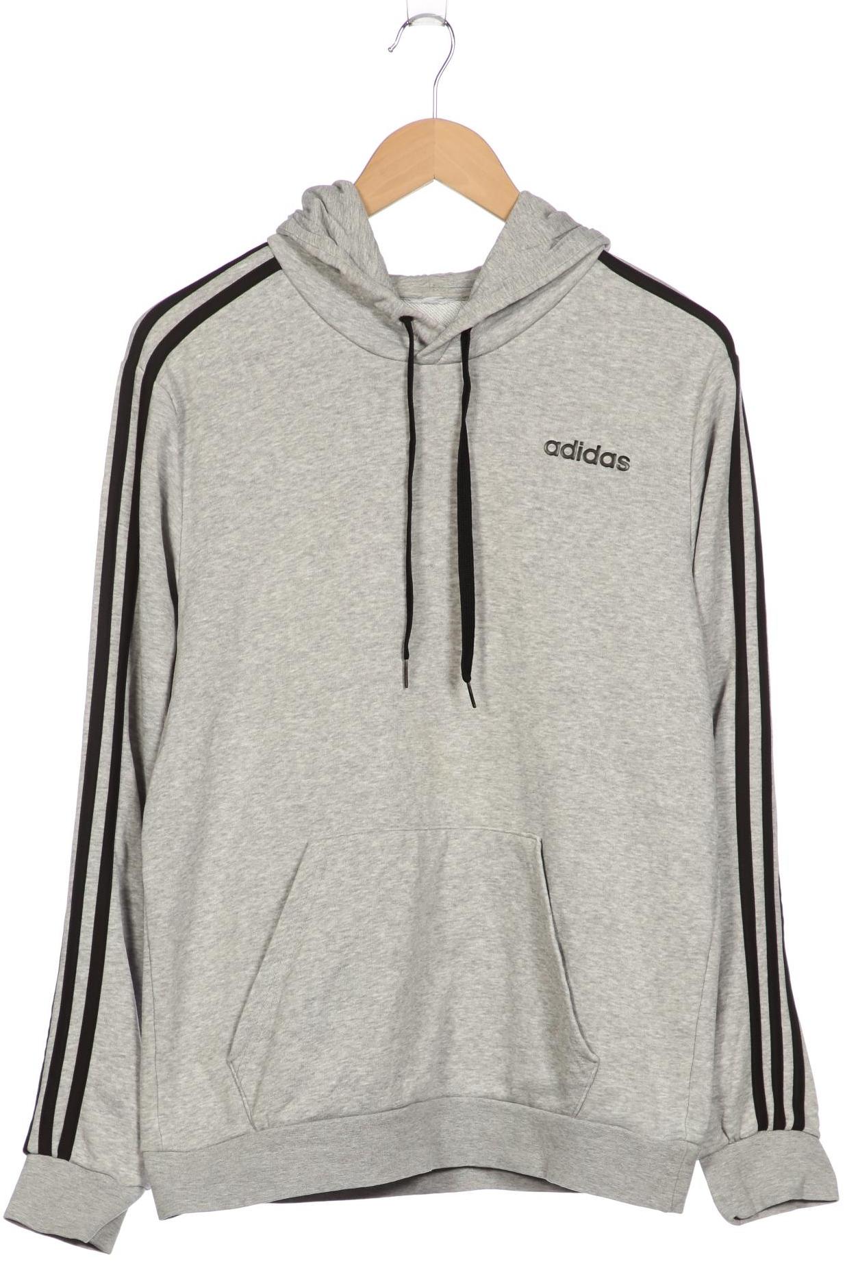 

adidas Herren Kapuzenpullover, grau, Gr. 54