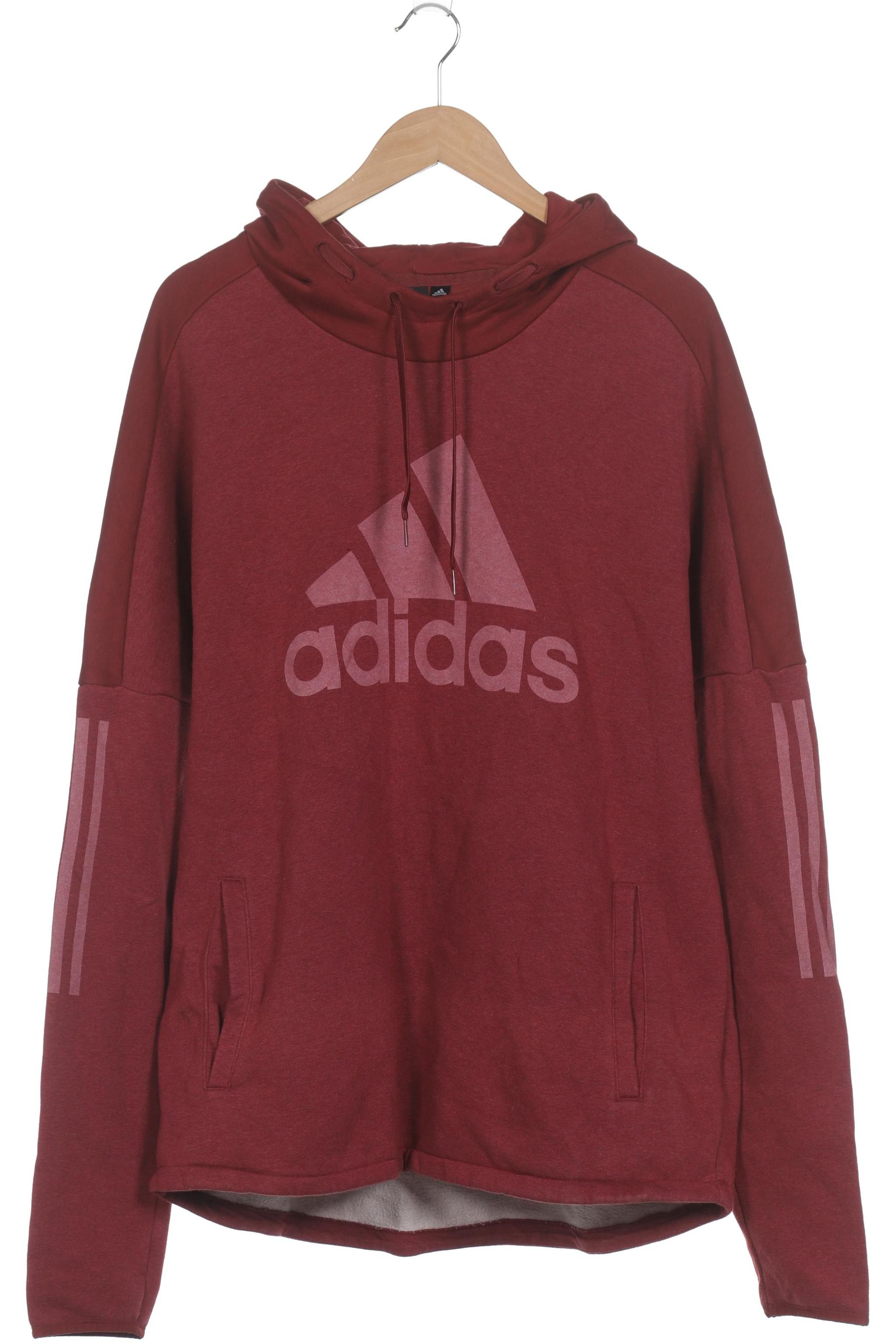 

adidas Herren Kapuzenpullover, rot, Gr. 54