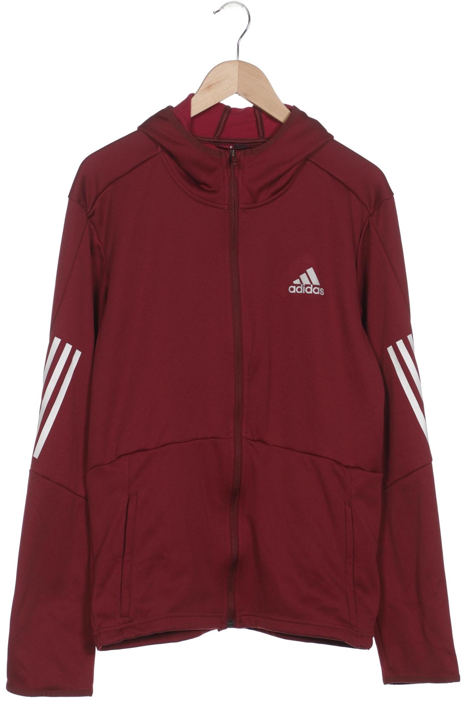 

adidas Herren Kapuzenpullover, bordeaux, Gr. 48